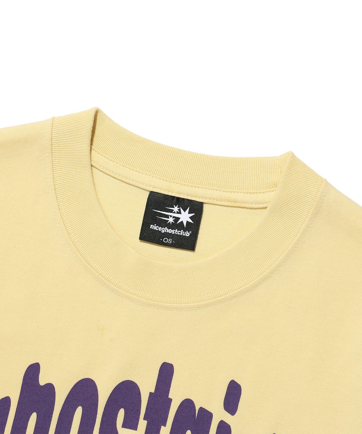 나이스고스트클럽(NICEGHOSTCLUB) GHOSTGIRL MINI  TEE_YELLOW(NG2FMFT533A)