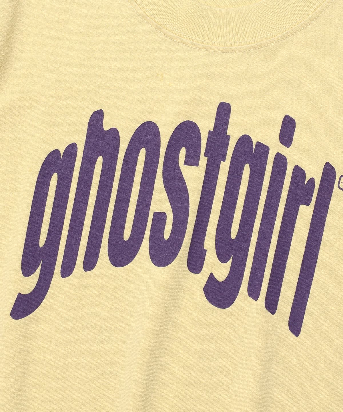 나이스고스트클럽(NICEGHOSTCLUB) GHOSTGIRL MINI  TEE_YELLOW(NG2FMFT533A)