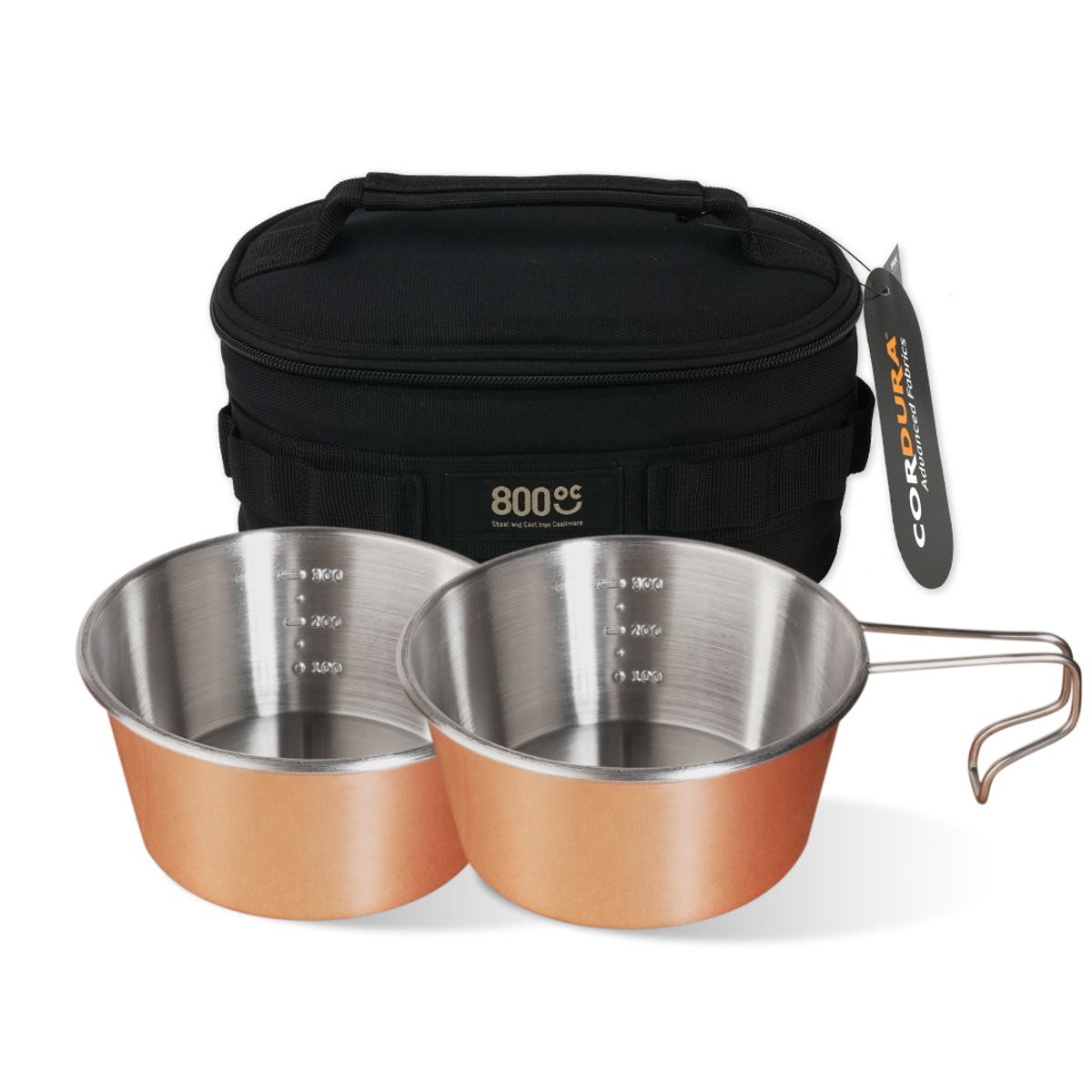 800도씨(800DOSSI) 스태닝 시에라컵 400ml  가방포함 세트