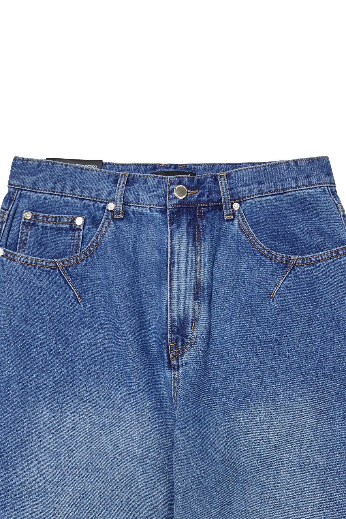록히드마틴(LOCKHEED MARTIN) WIDE FIT DENIM PANTS (BLUE)