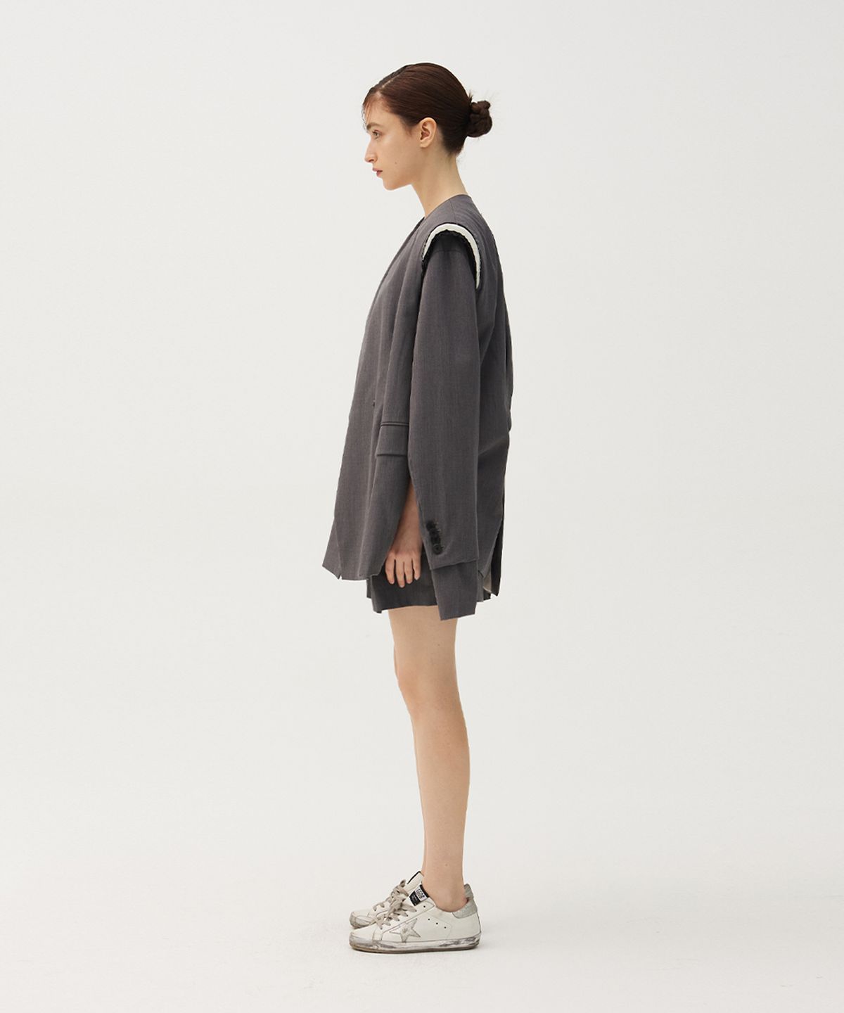 므아므(MMAM) Off-sleeve origami blazer