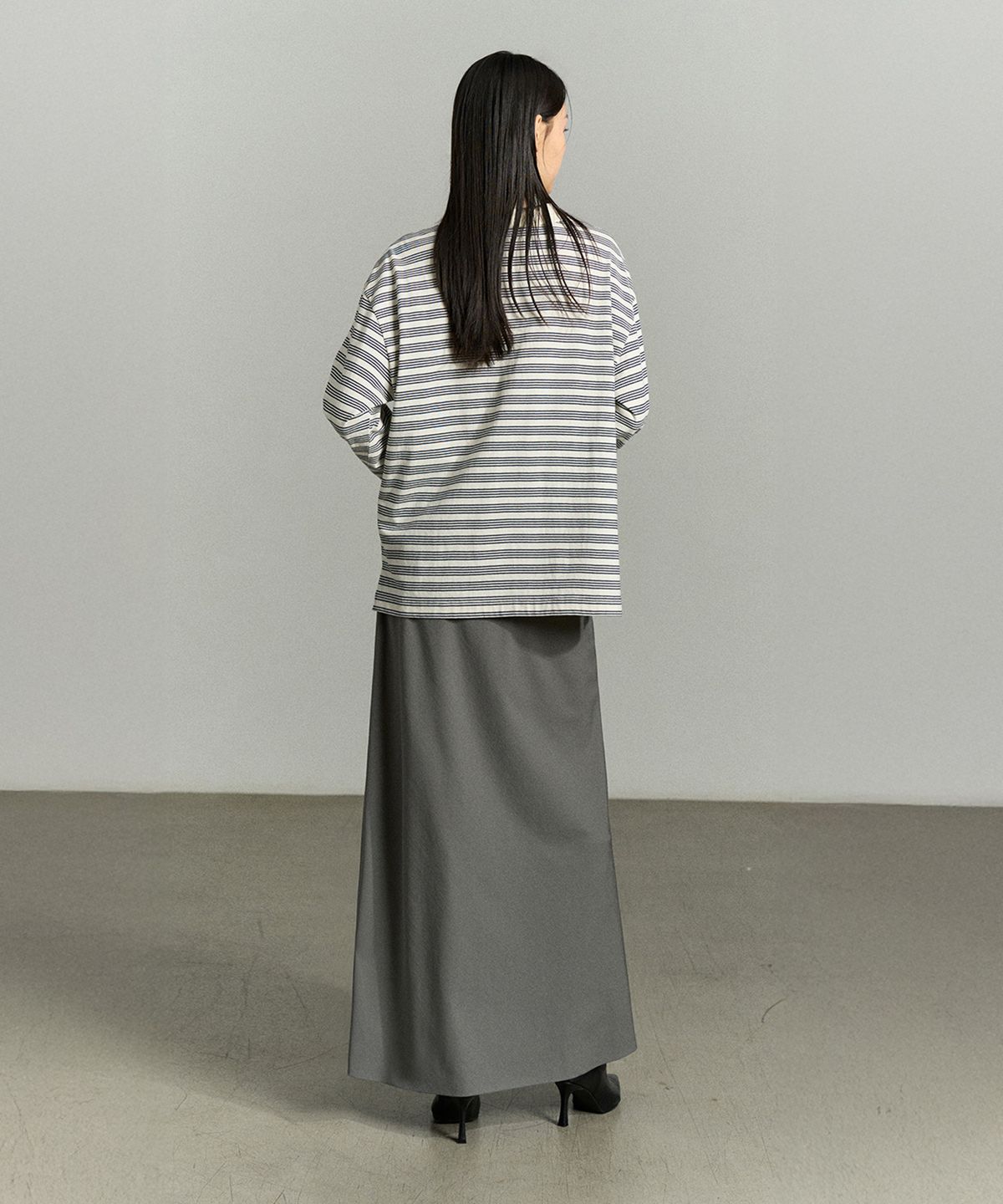 리이(RE RHEE) MAXI PENCIL SKIRT