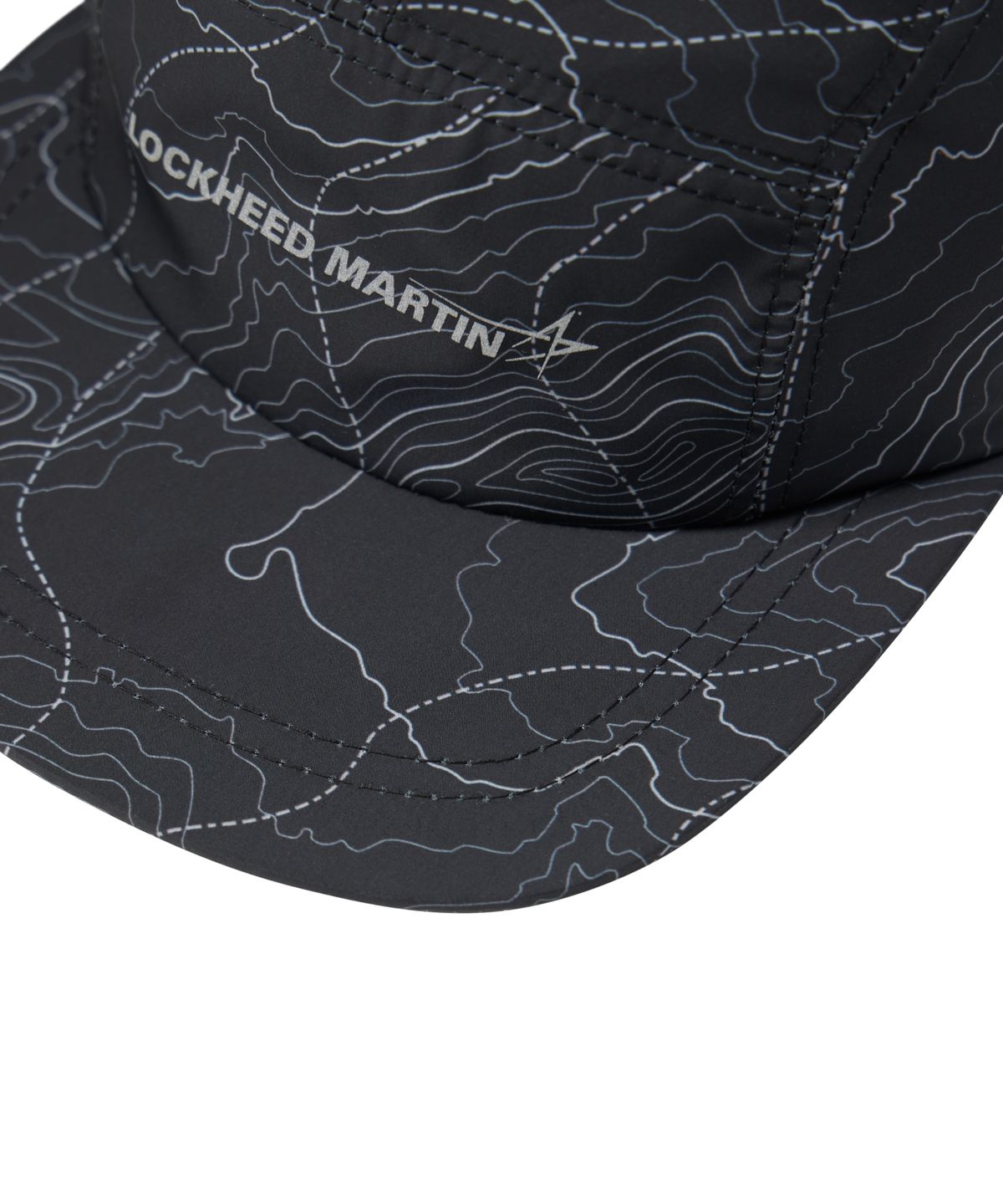 록히드마틴(LOCKHEED MARTIN) LM LOGO NYLON CAMP CAP (BLACK)