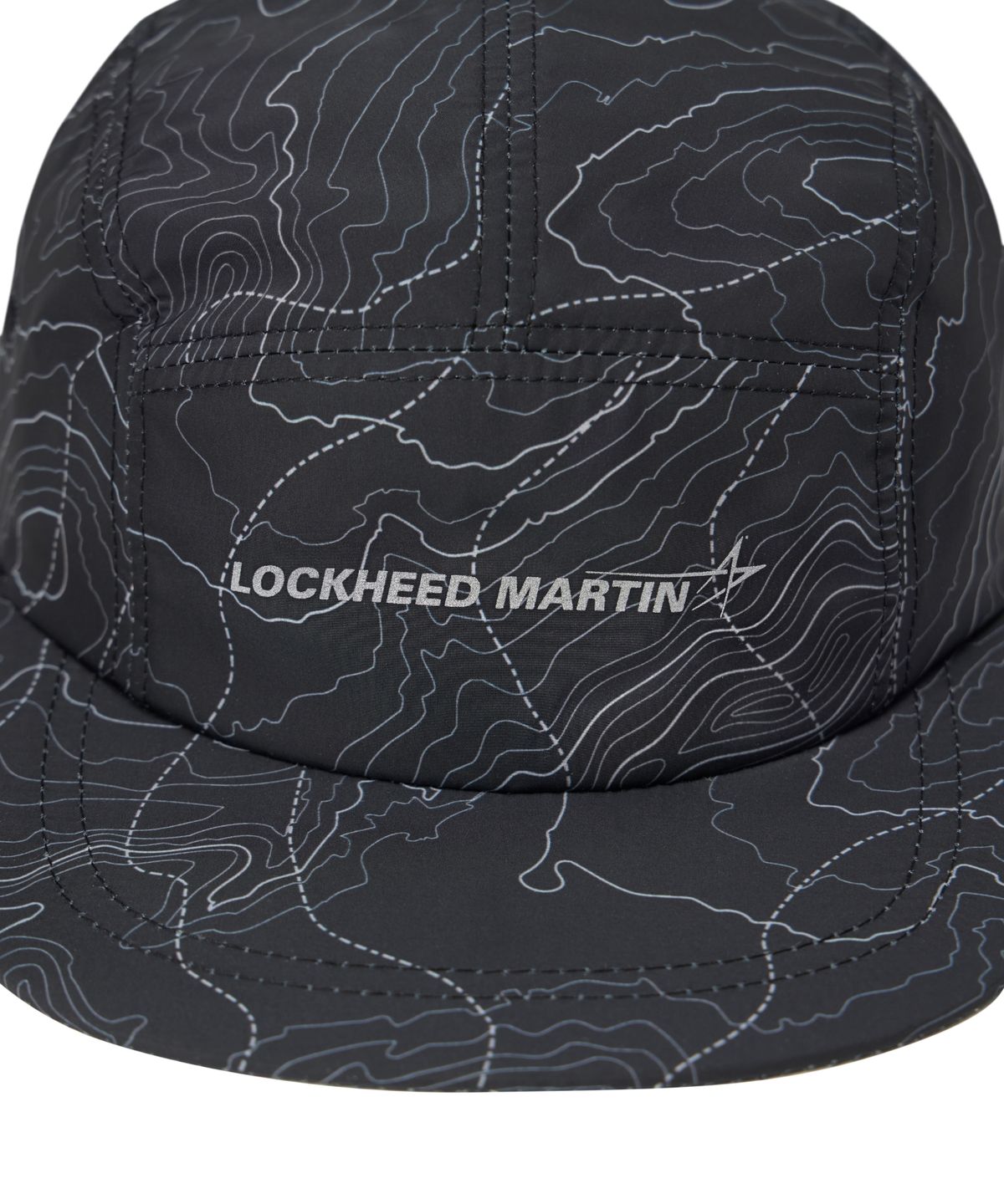 록히드마틴(LOCKHEED MARTIN) LM LOGO NYLON CAMP CAP (BLACK)
