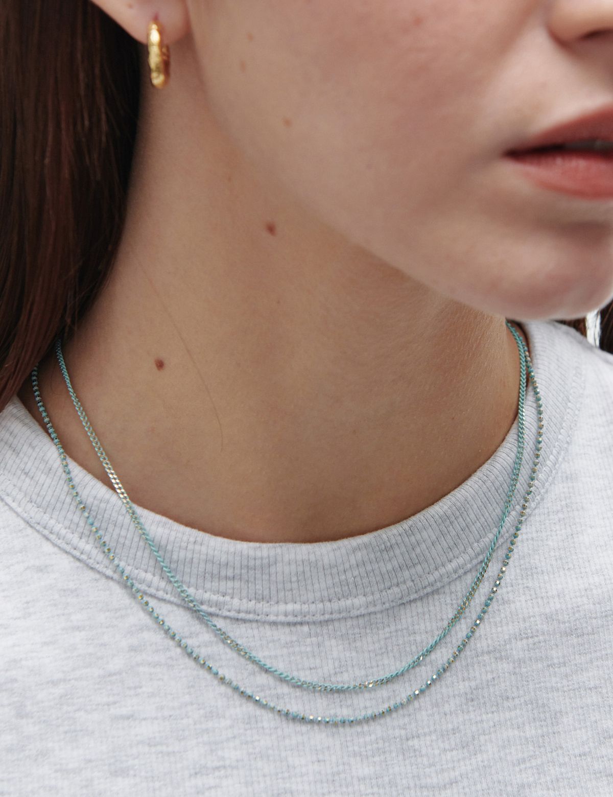 마티아스(MATIAS) Mint chain Necklace