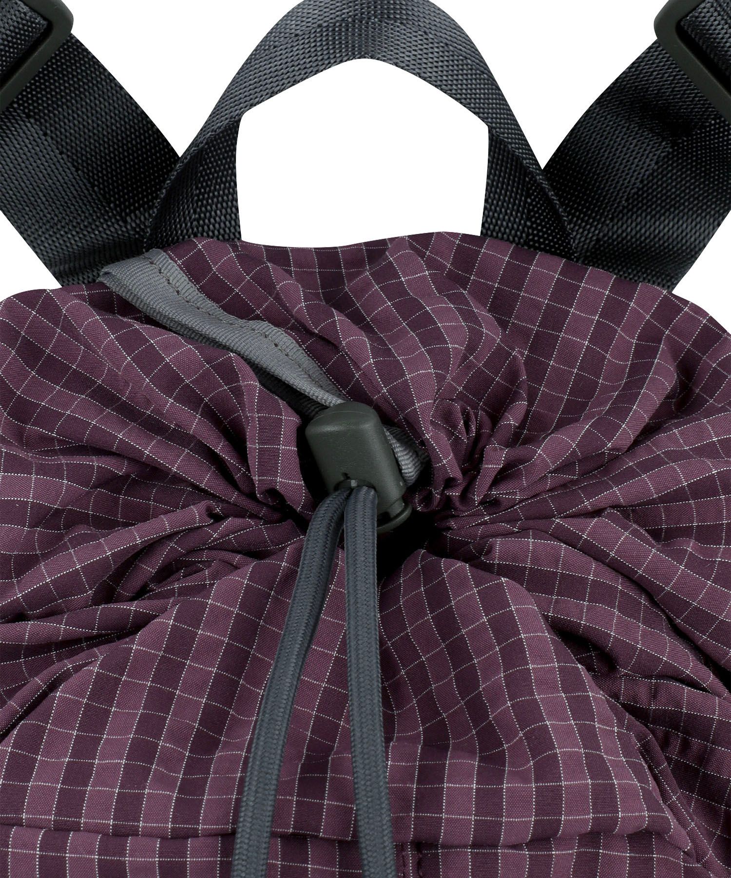 MUSINSA | SUNLOVE Tourer Gym Sack Purple Grid