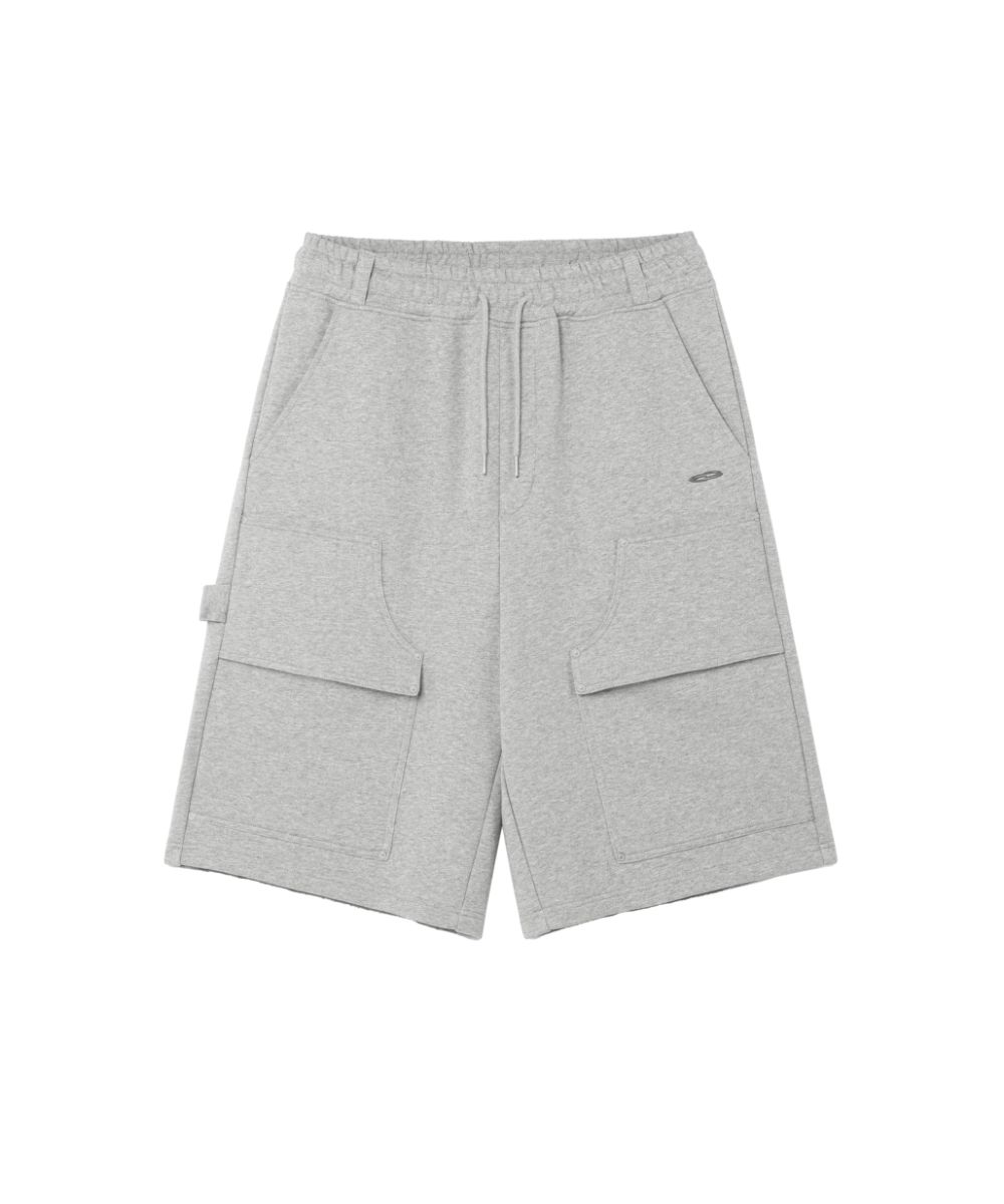 カーゴパンツ Opening Project Double Knee Bermuda Sweatpant Melange Gray MUSINSA | OPENING PROJECT Double Knee Bermuda Sweatpant