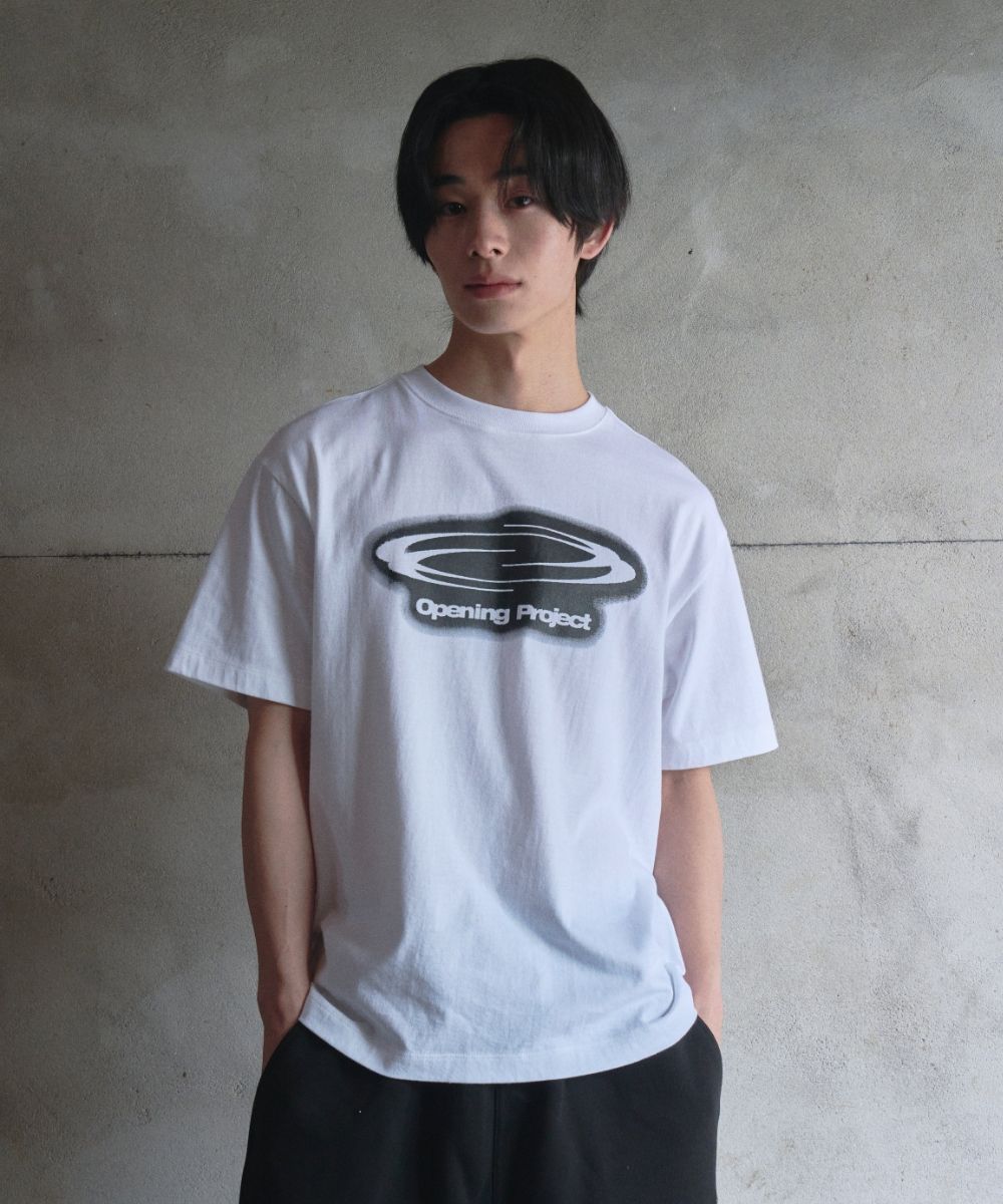 MUSINSA | OPENING PROJECT Identity T Shirt - Sprayed White