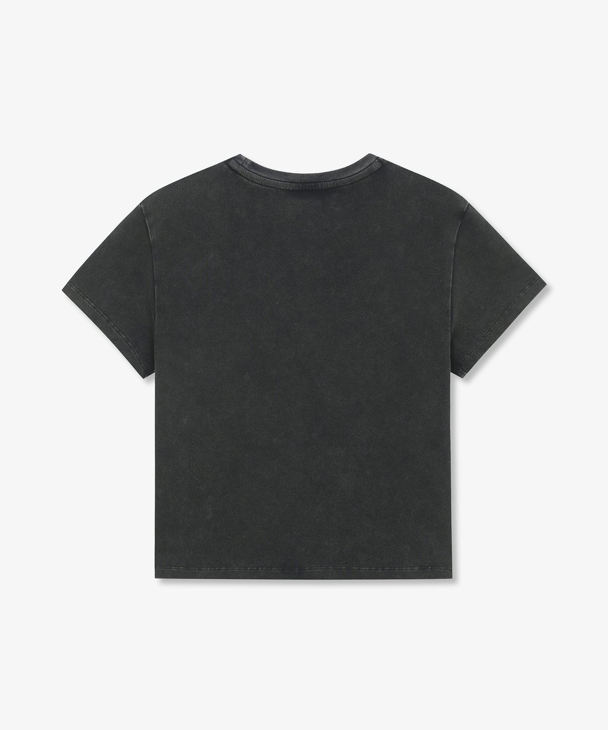 수프라(SUPRA) 여성 로고 포인트 크롭 티셔츠(BLACK)