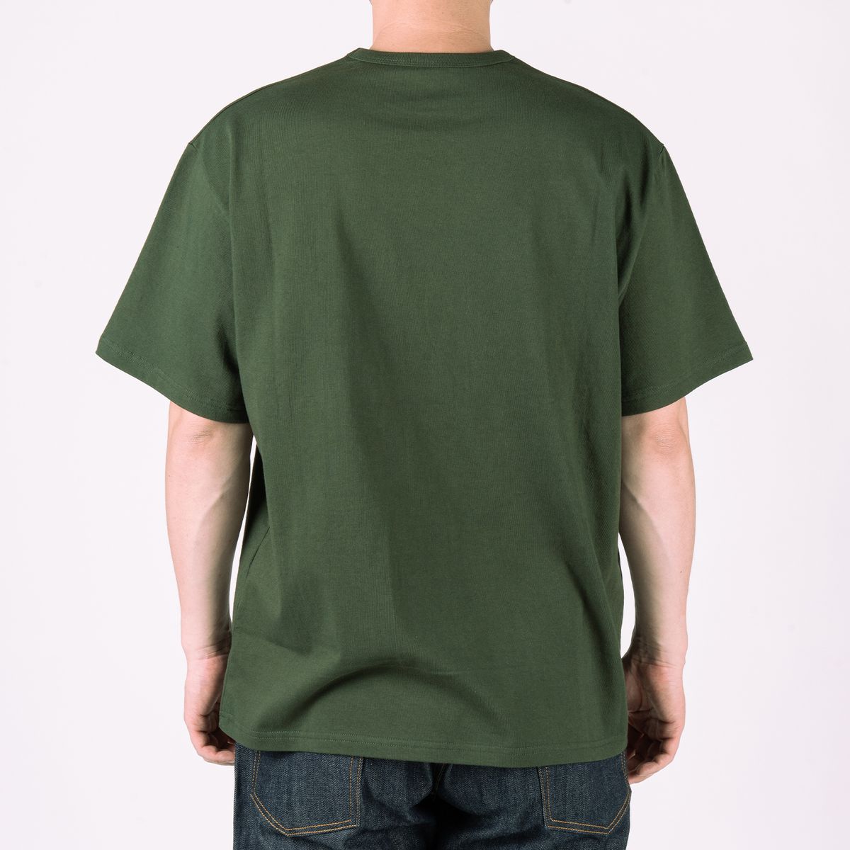 티알브이알(TRVR) Short Sleeve Embroidery Deep Green