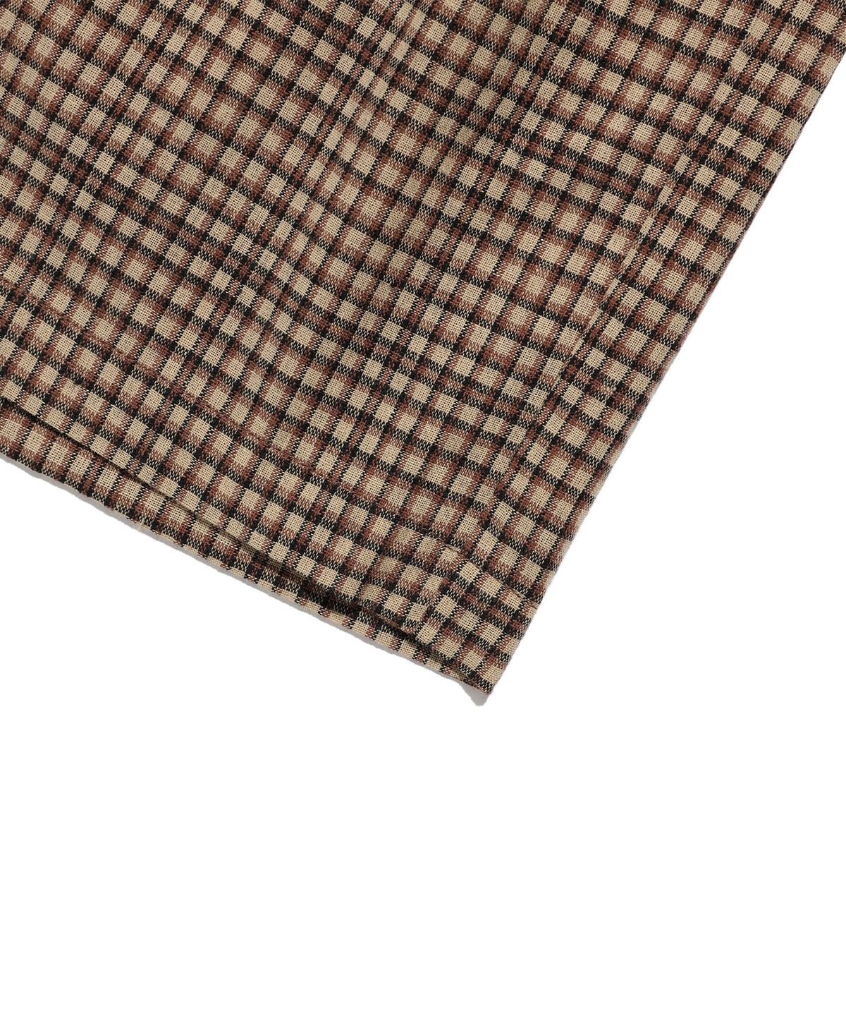 나이스고스트클럽(NICEGHOSTCLUB) CHECK BOX SHORTS_BEIGE(NG2FMUPA63A)