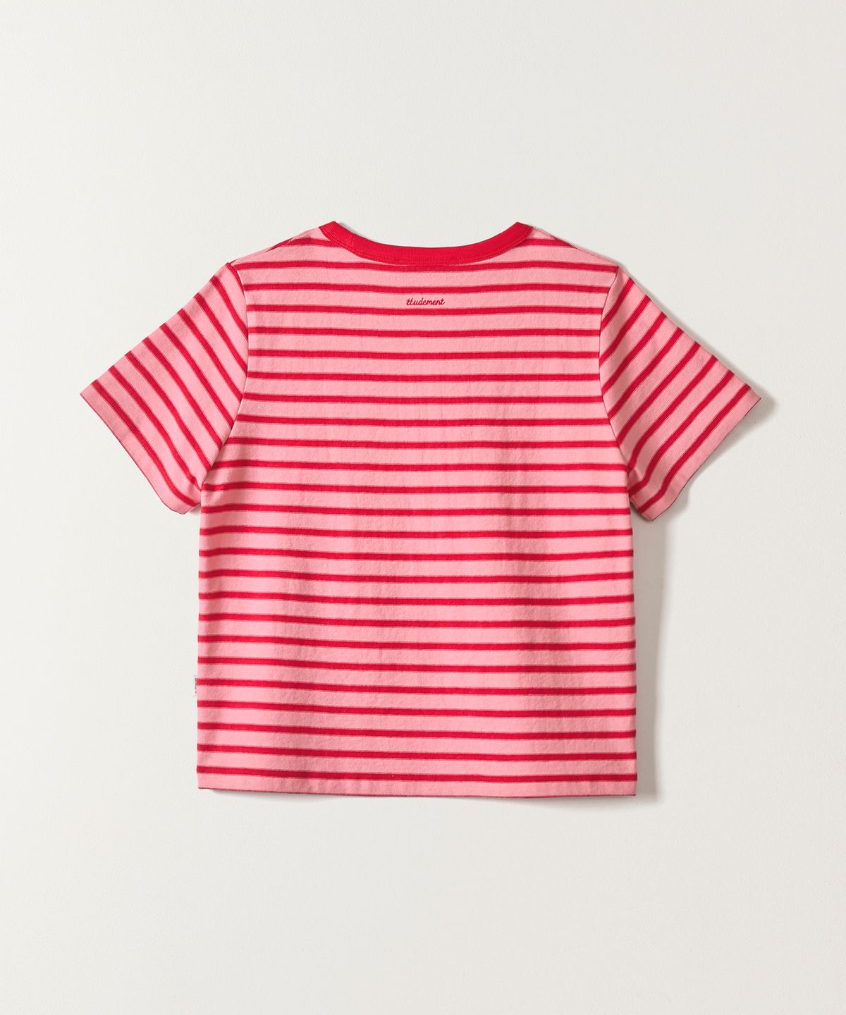 튜드먼트(TTUDEMENT) MULTI STRIPED T-SHIRT RED