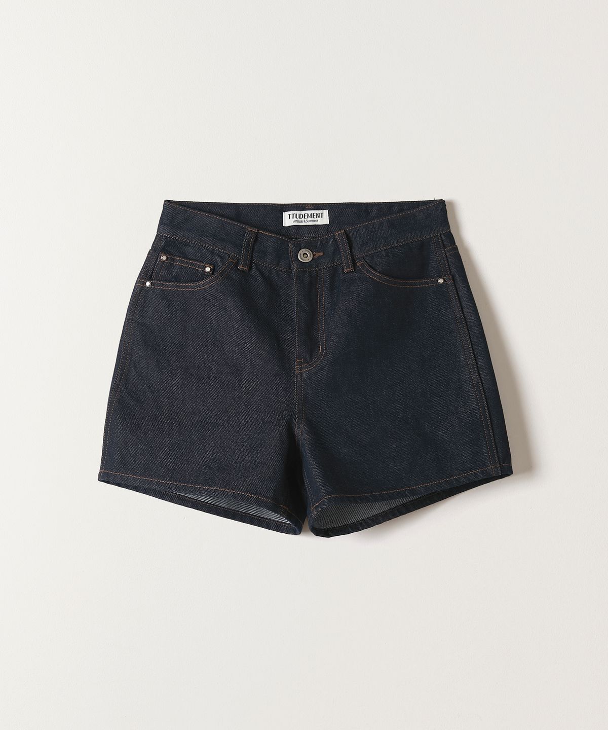 튜드먼트(TTUDEMENT) ESSENTIAL DENIM SHORTS INDIGO
