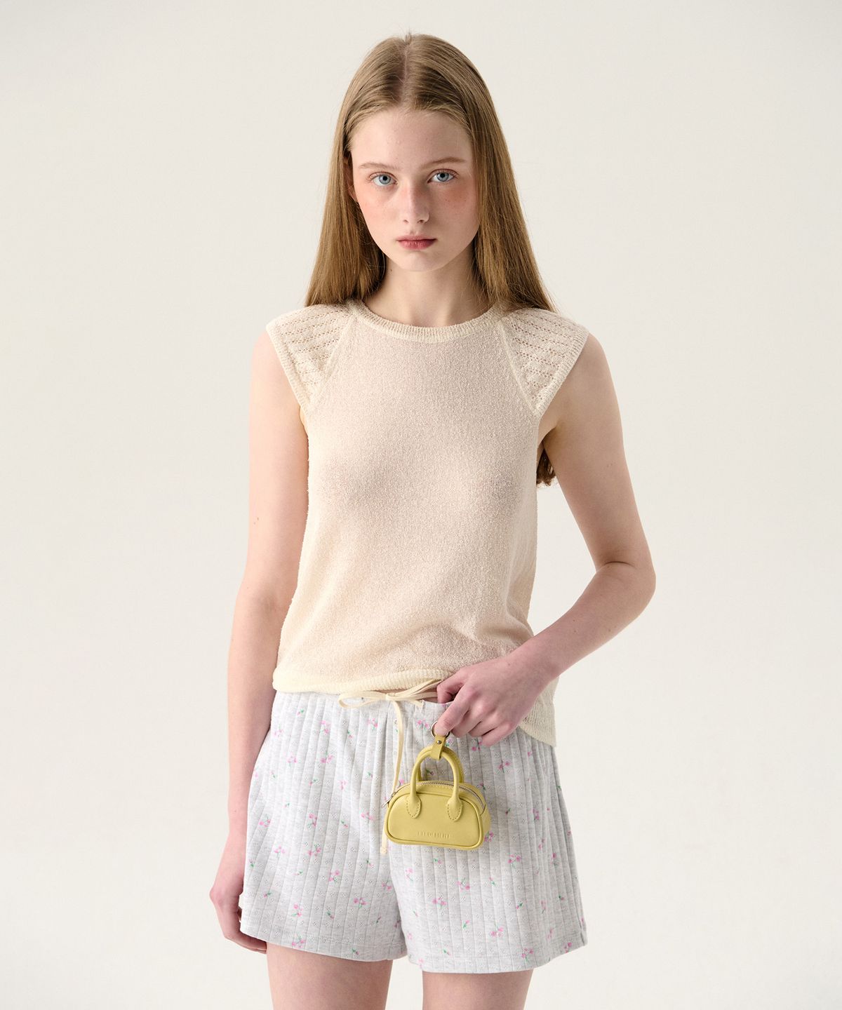 튜드먼트(TTUDEMENT) SORBET MICRO TOTE BUTTER