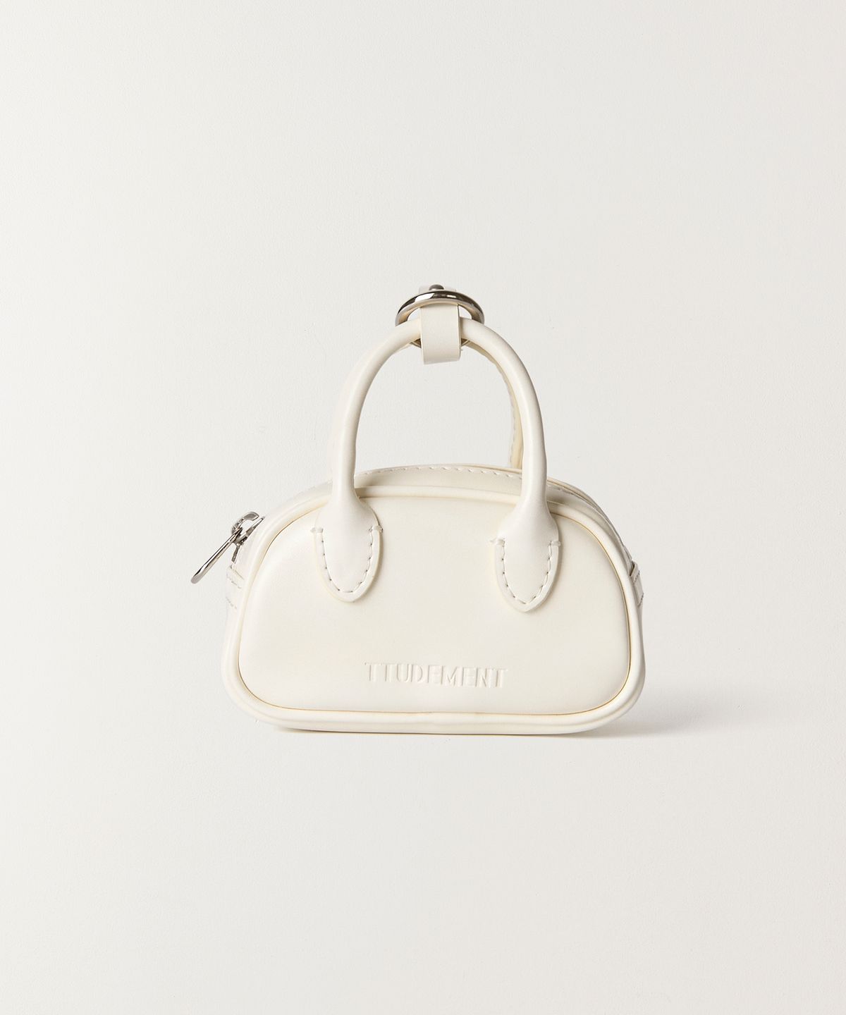 튜드먼트(TTUDEMENT) SORBET MICRO TOTE WHITE