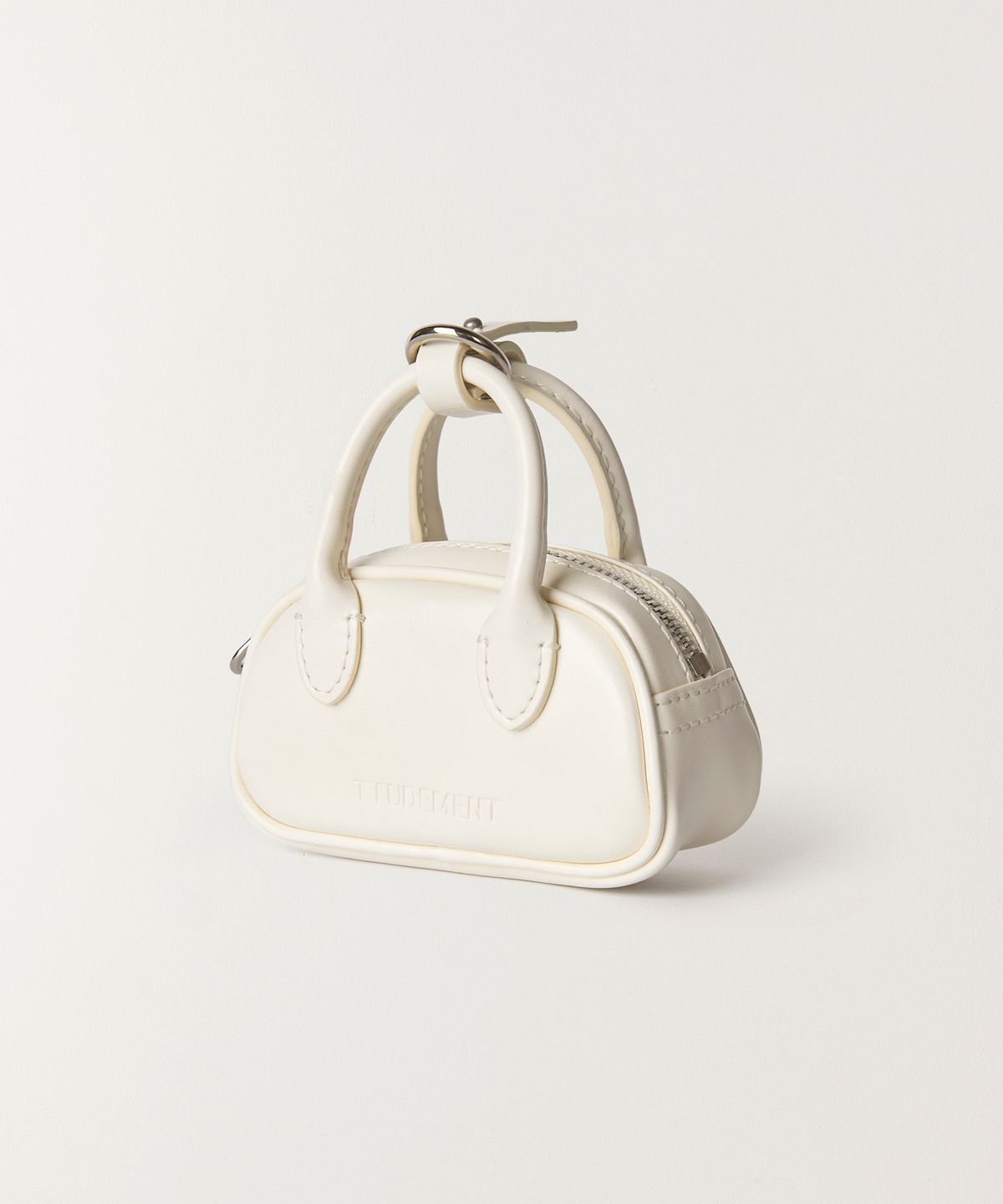 튜드먼트(TTUDEMENT) SORBET MICRO TOTE WHITE