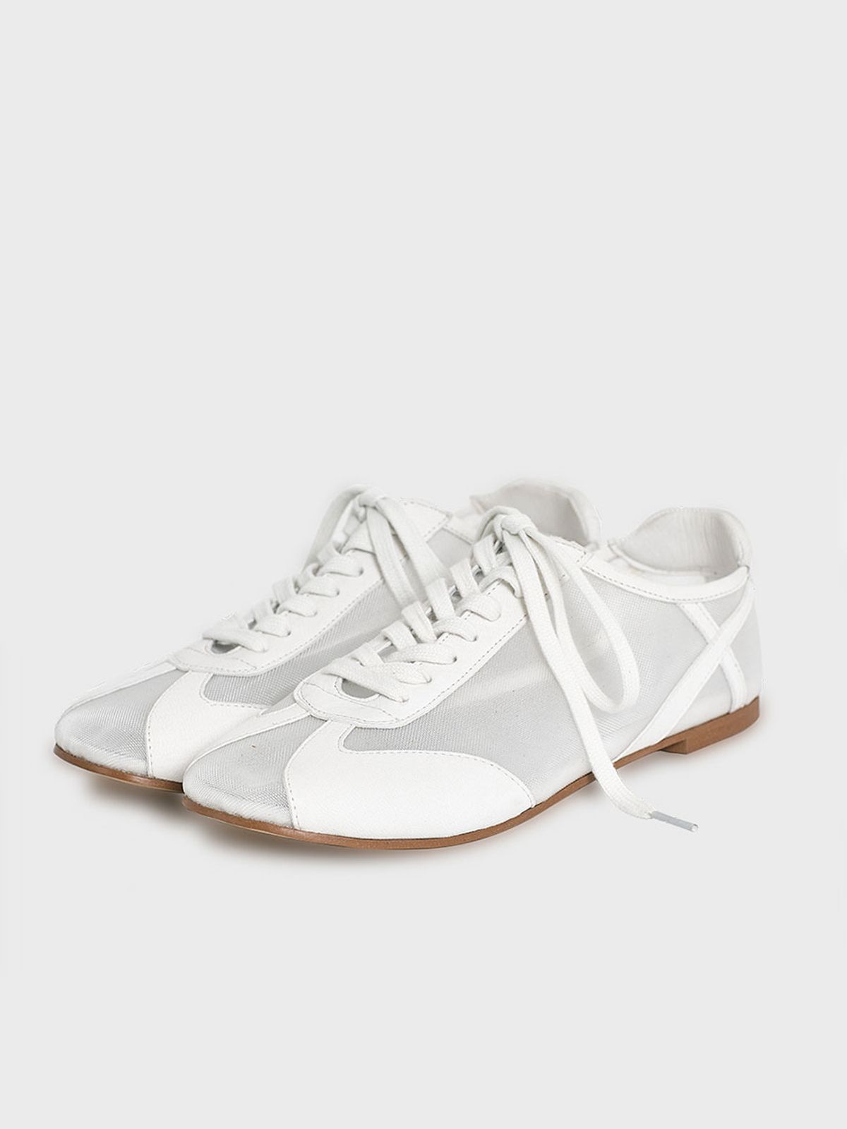 네거티브쓰리(NEGATIVETHREE) Dein Mesh Flat_Vintage Ivory