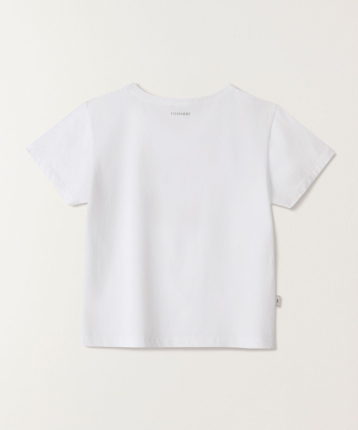튜드먼트(TTUDEMENT) TTUDEMENT MARKET TEE WHITE
