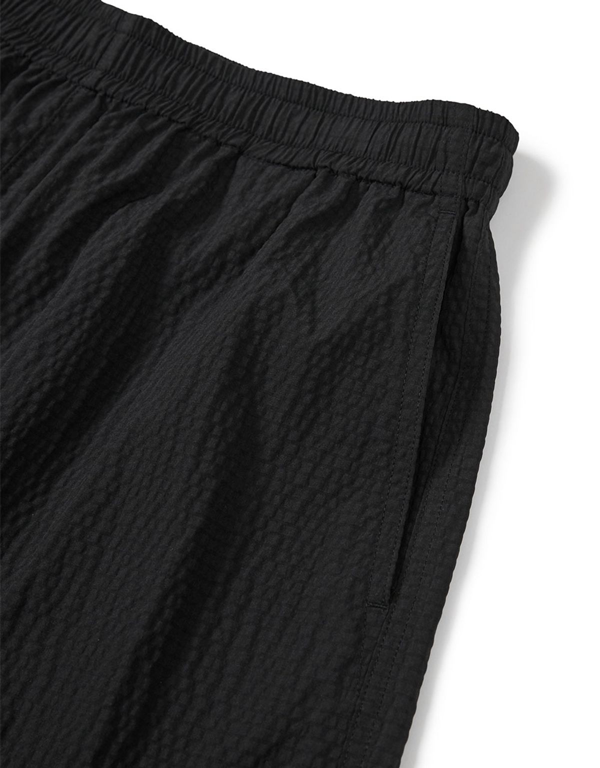 엠엠엘지(MMLG) [Mmlg] REGULAR FIT TEXTURE SHORTS (BLACK)