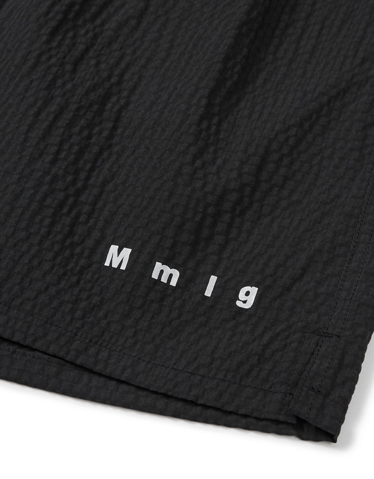 엠엠엘지(MMLG) [Mmlg] REGULAR FIT TEXTURE SHORTS (BLACK)