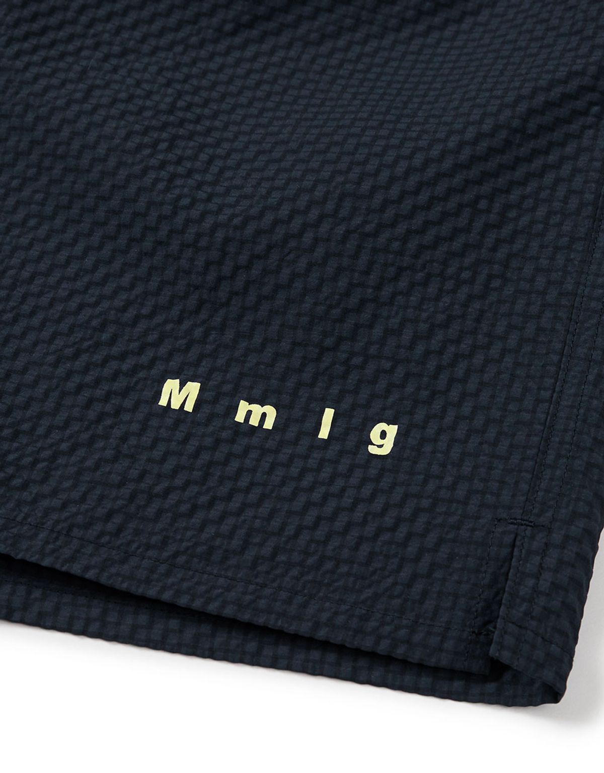 엠엠엘지(MMLG) [Mmlg] REGULAR FIT TEXTURE SHORTS (NAVY)