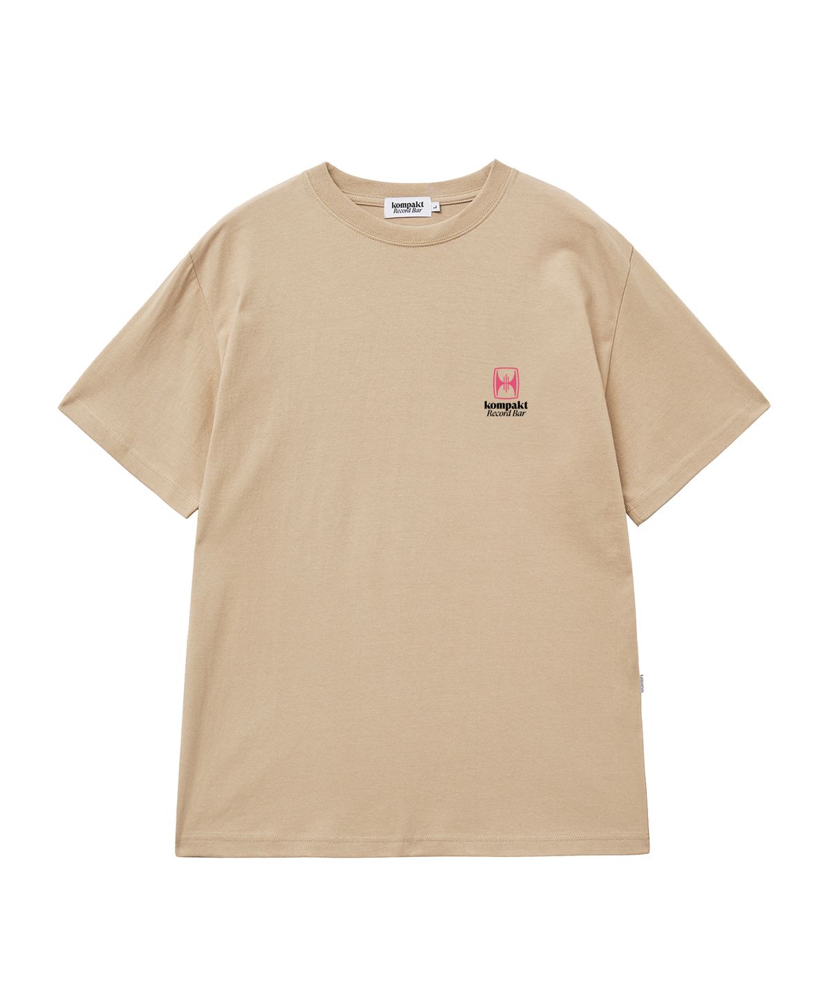 콤팩트 레코드 바(KOMPAKT RECORD BAR) KRB New Poster T-shirt - Beige