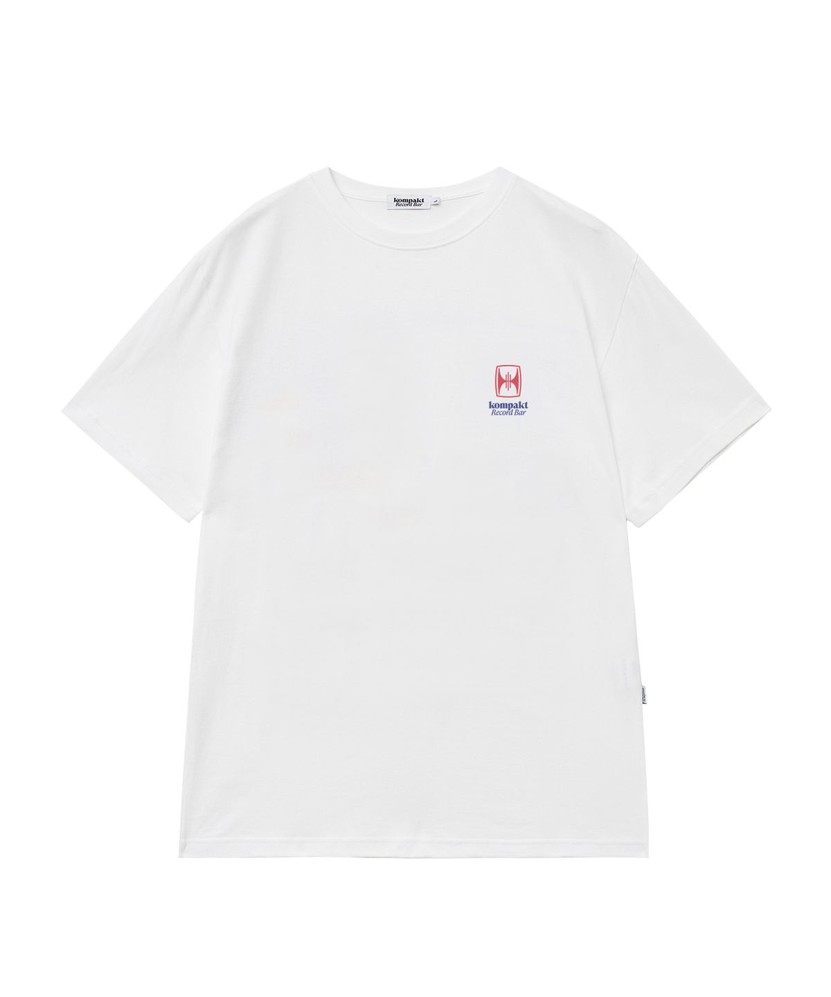 콤팩트 레코드 바(KOMPAKT RECORD BAR) KRB New Poster T-shirt - White