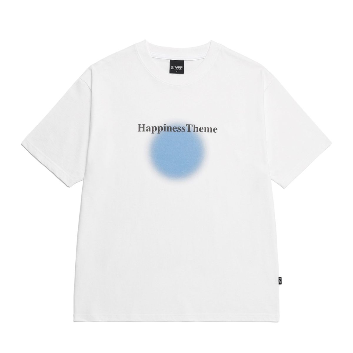 바쥬비쥬(BAJOO BIJOO) HAPPINESS THEME BLUR T-SHIRT [WHITE]