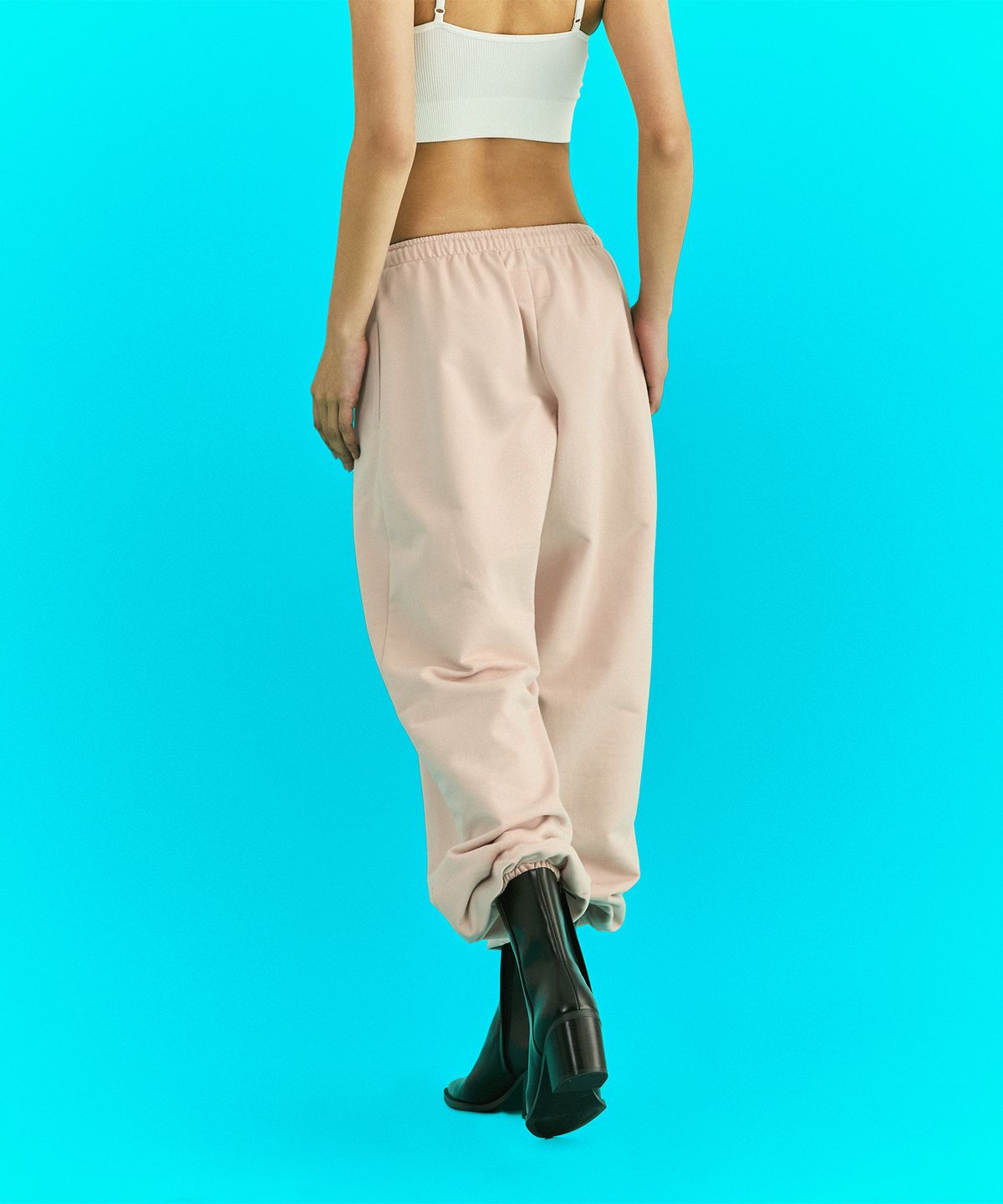 에르에르(ERER) Washed Jogger Pants Light Pink