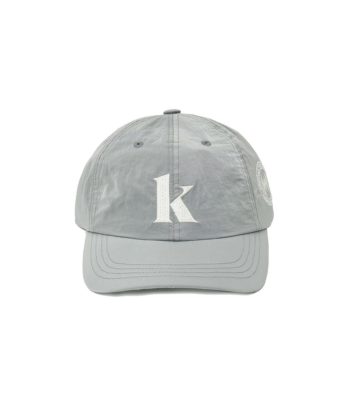 콤팩트 레코드 바(KOMPAKT RECORD BAR) KRB Curved 6panel Nylon Cap - Grey