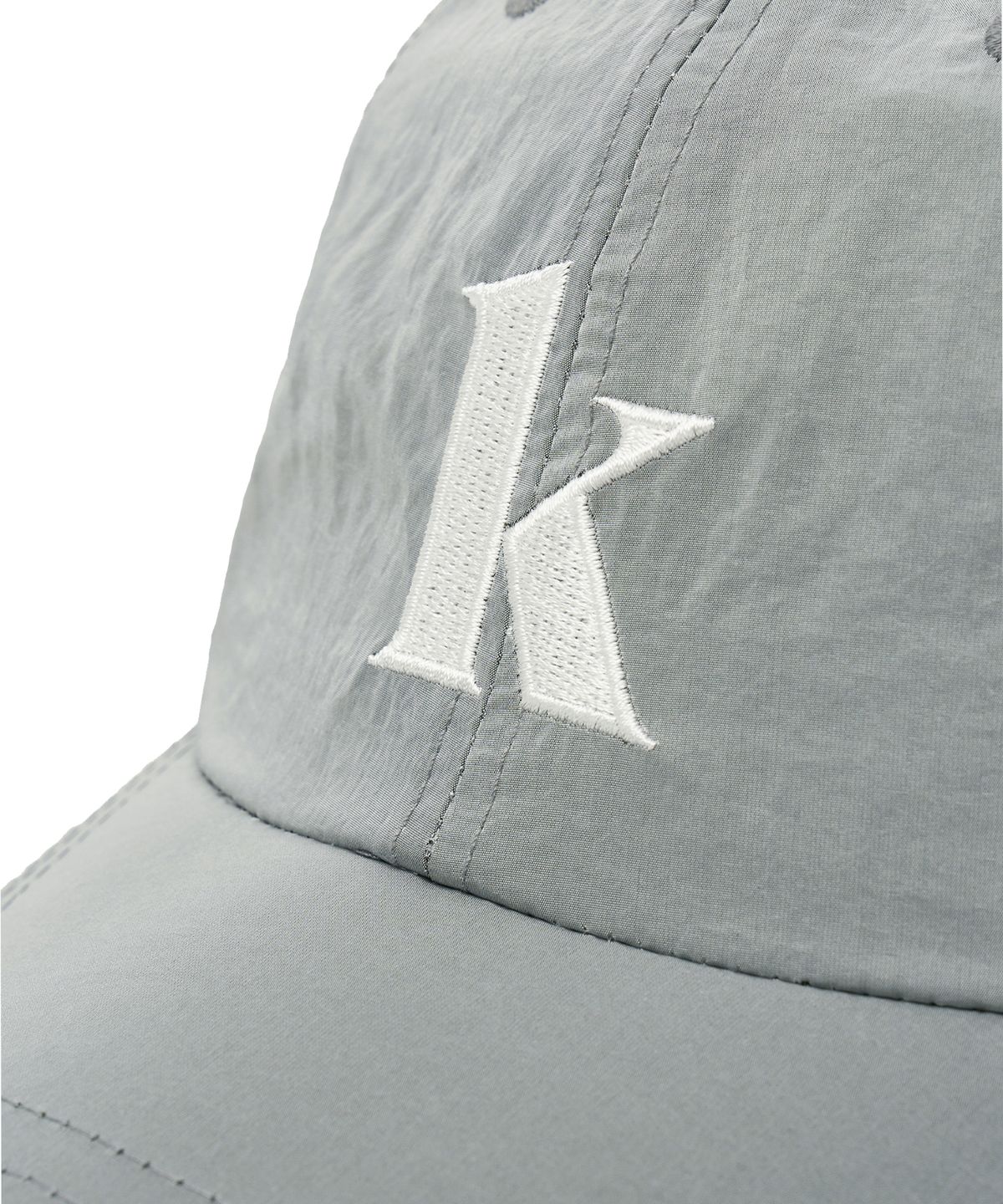 콤팩트 레코드 바(KOMPAKT RECORD BAR) KRB Curved 6panel Nylon Cap - Grey
