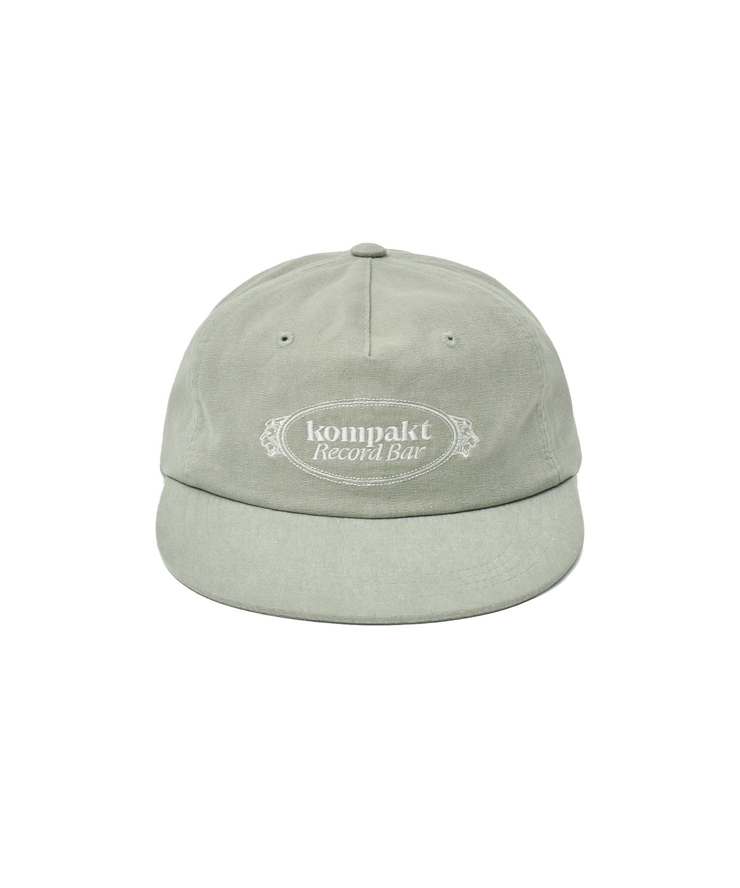 ★COMPAKT RECORD BAR★ Arch KRB Logo 5Panel Cap White KOMPAKT RECORD BAR ARCH KRB LOGO 5PANEL CAP