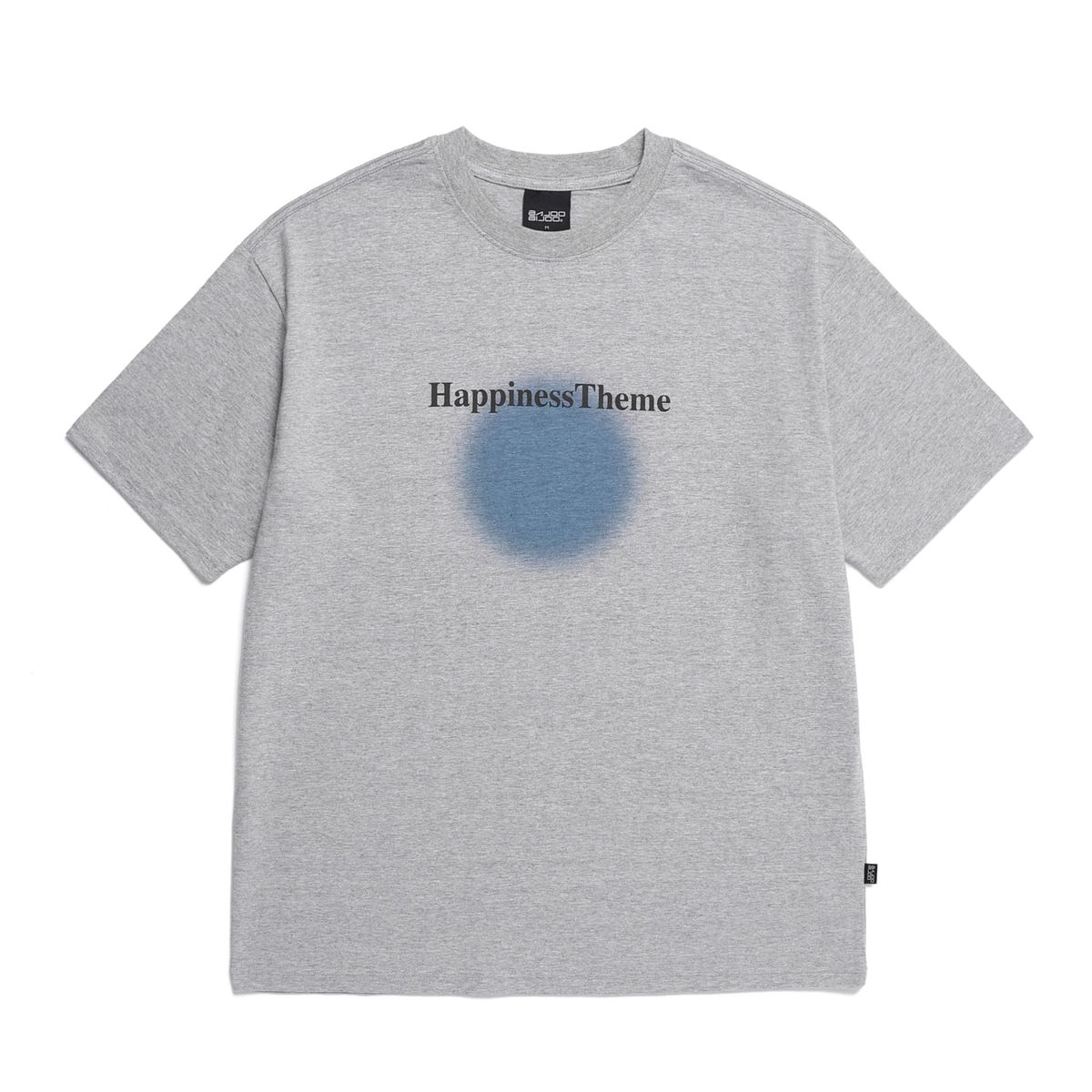 바쥬비쥬(BAJOO BIJOO) HAPPINESS THEME BLUR T-SHIRT [GREY]