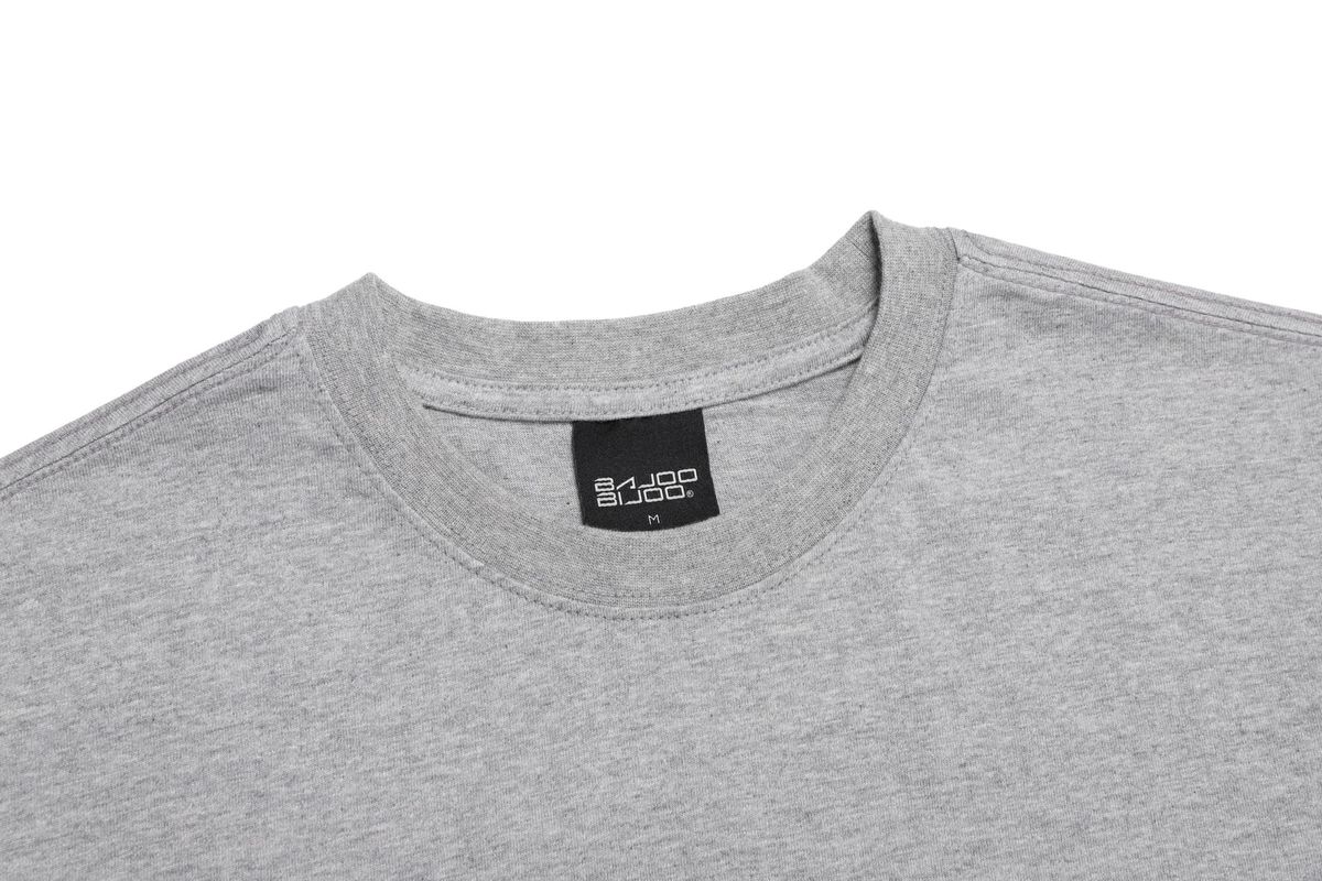 바쥬비쥬(BAJOO BIJOO) HAPPINESS THEME BLUR T-SHIRT [GREY]