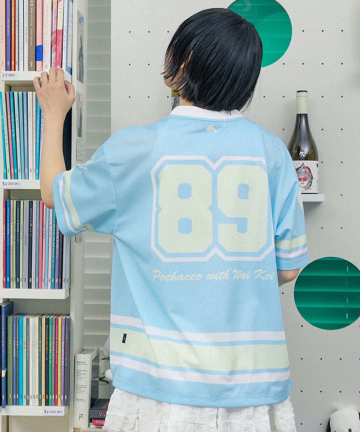 Tシャツ・カットソー Wai Kei YK Pochaco Mesh Short Sleeve T-shirt Navy YKBE05TS03 MUSINSA | WAI KEI YK Pochaco Mesh Short Sleeve T-shirt Sky Blue