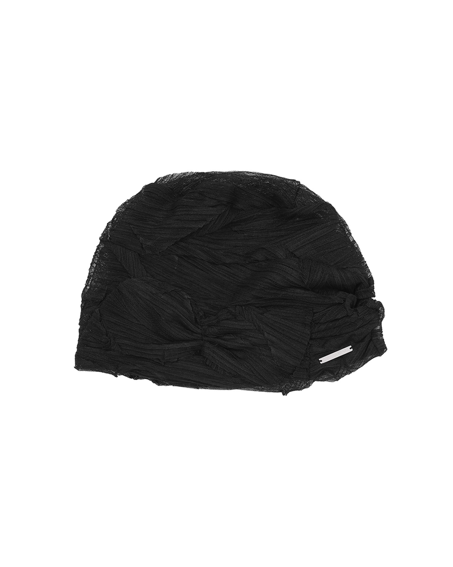 ★ MISEKI SEOUL★ Sheer turban beanie BLACK MSK252AC03BK MUSINSA | MISEKI SEOUL Sheer turban beanie BLACK