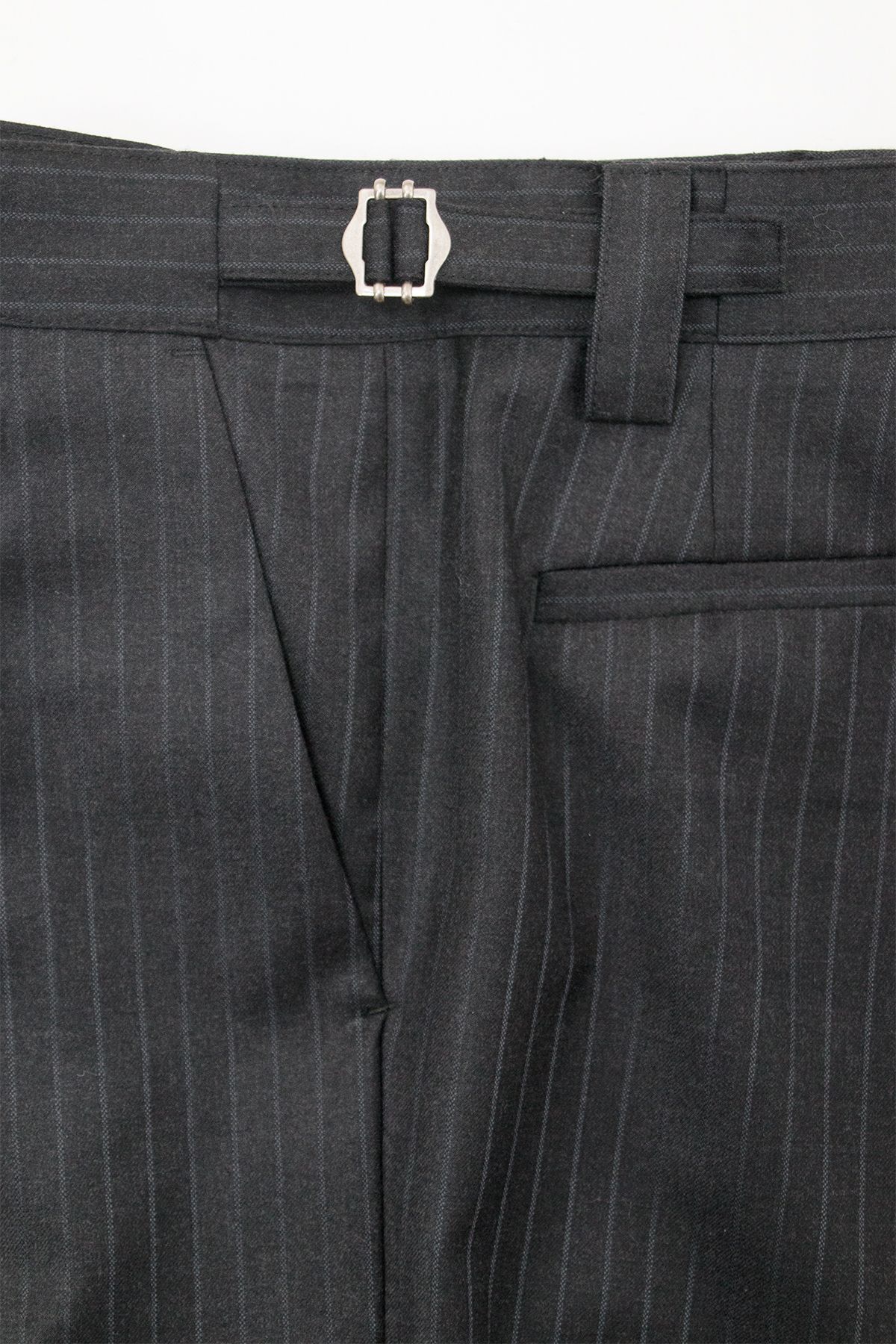 래깅툴즈(LAGGINGTOOLS) Calf Wrap Pants_____deep charcoal (dead stock fabric)