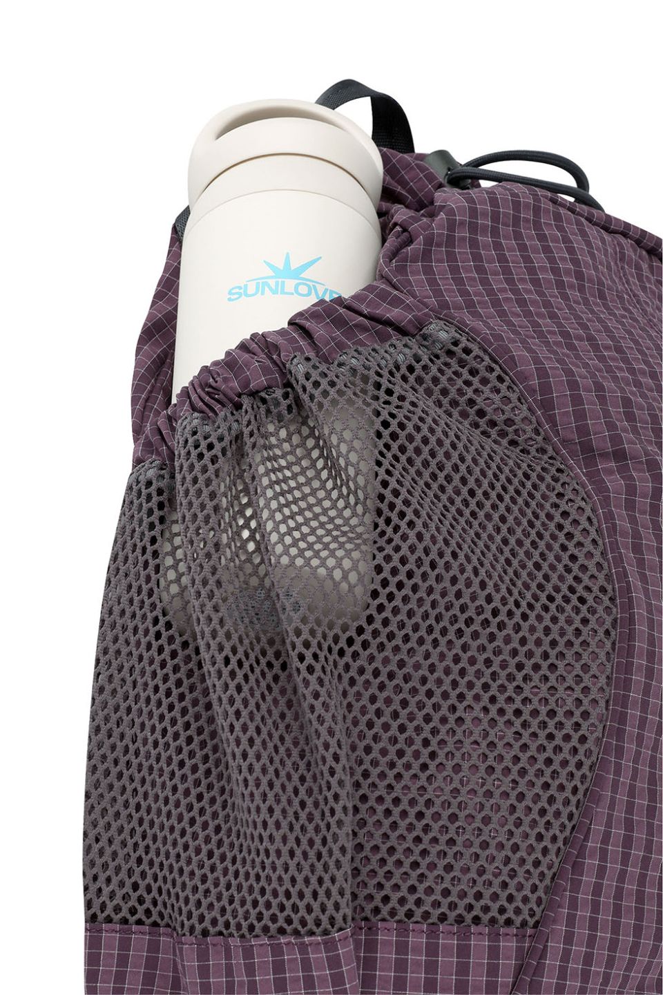 MUSINSA公式 | SUNLOVE Tourer Gym Sack Purple Grid