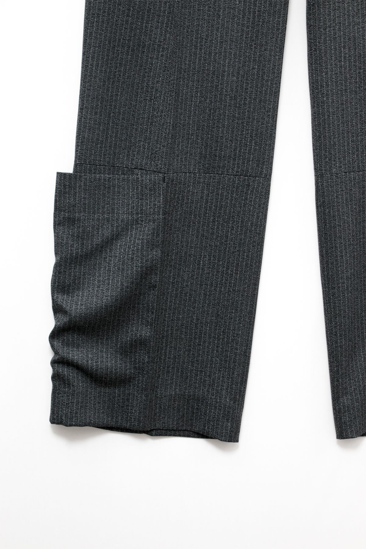 래깅툴즈(LAGGINGTOOLS) Calf Wrap Pants_____grain black (dead stock fabric)