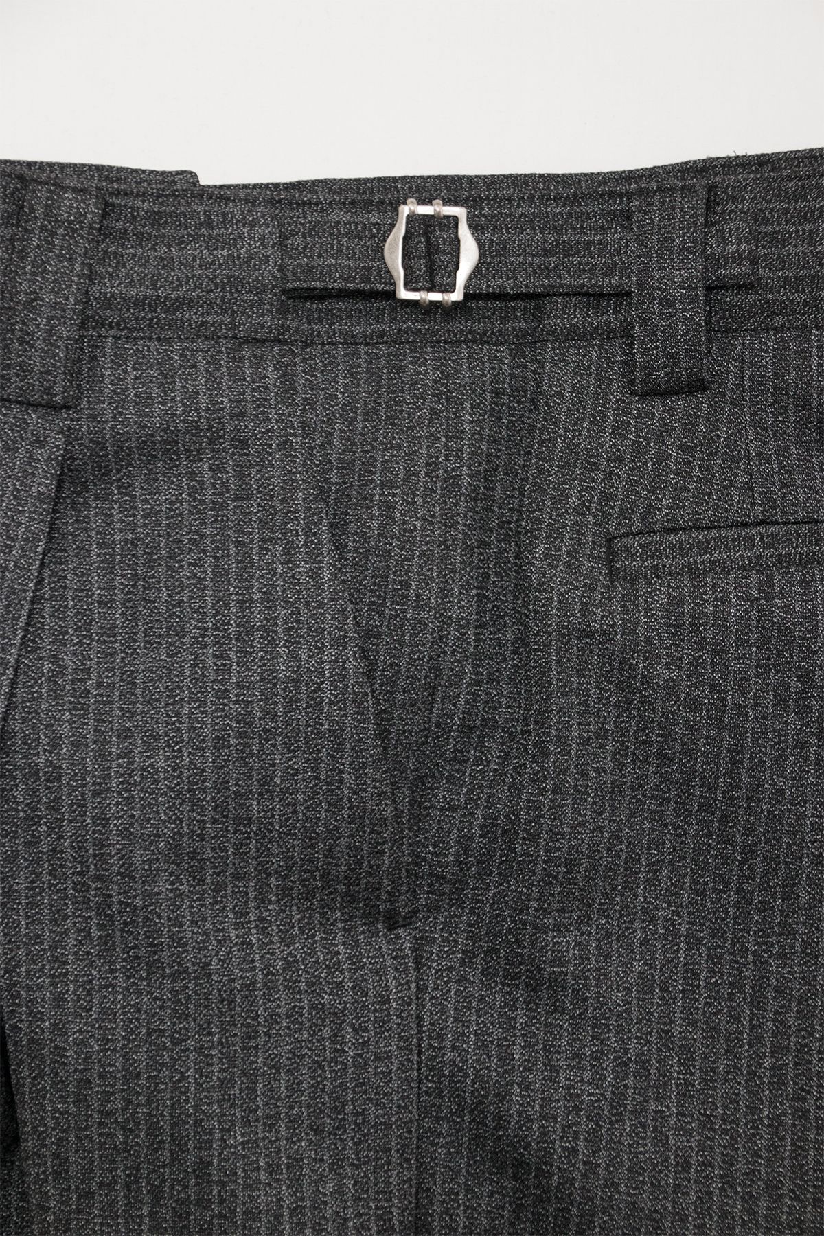 래깅툴즈(LAGGINGTOOLS) Calf Wrap Pants_____grain black (dead stock fabric)
