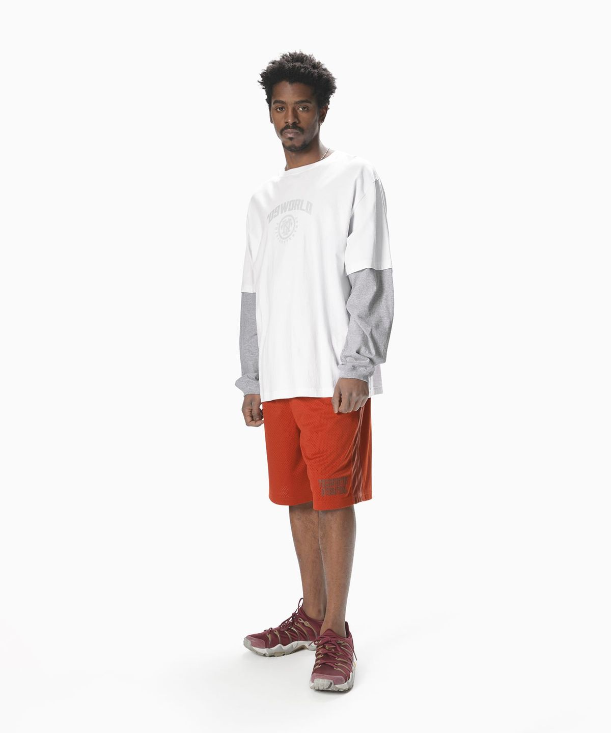 디스이즈네버댓(THISISNEVERTHAT) Basketball Short Orange