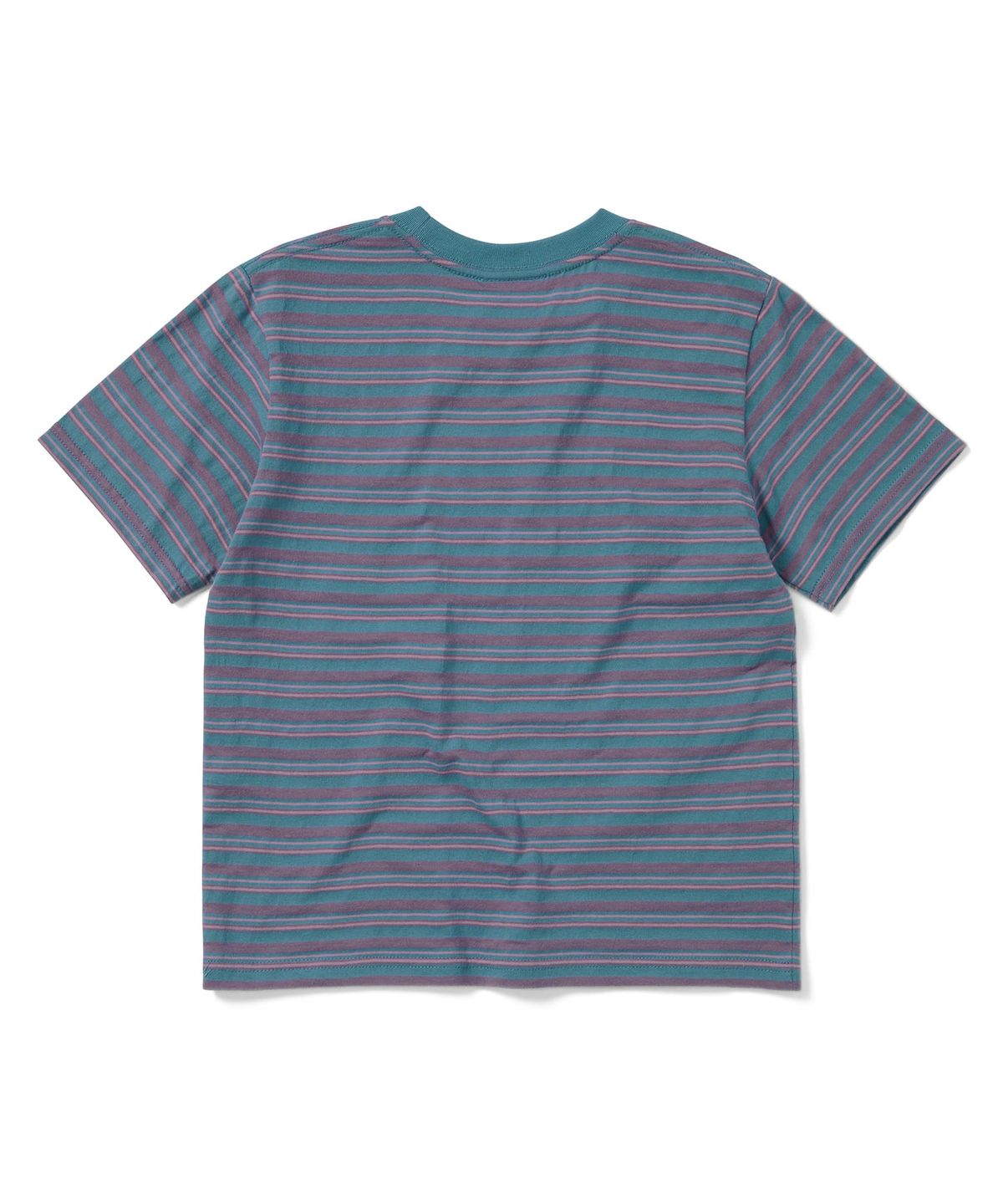 디스이즈네버댓(THISISNEVERTHAT) Striped W Tee Light Blue
