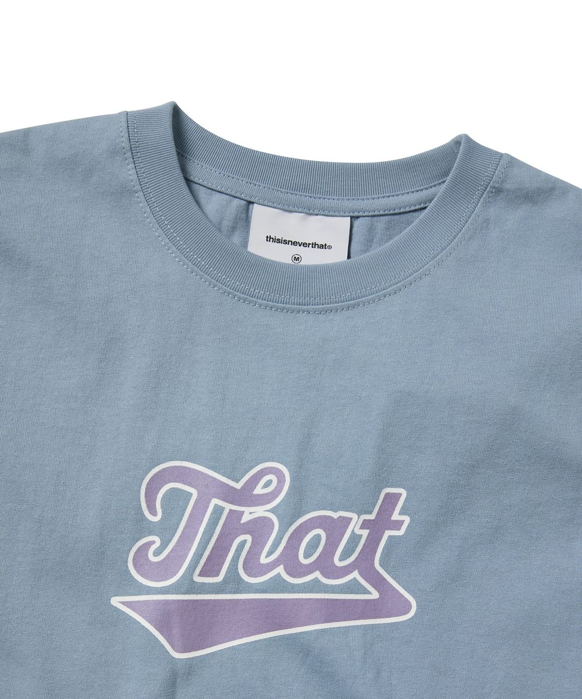 디스이즈네버댓(THISISNEVERTHAT) That Sign W Tee Lavender Grey