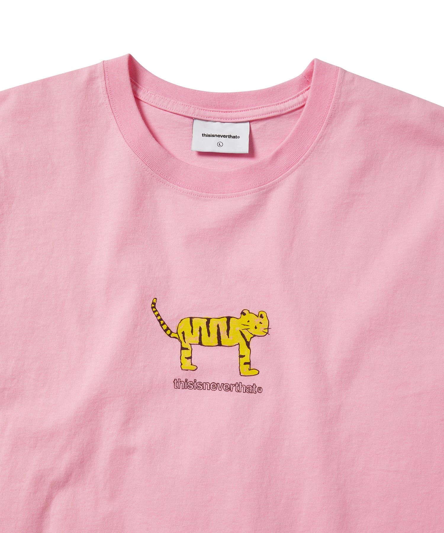 ★thisisneverthat★ Yellow Cat Tee Pink TN251TTSST31PNK MUSINSA | thisisneverthat® Yellow Cat Tee Pink