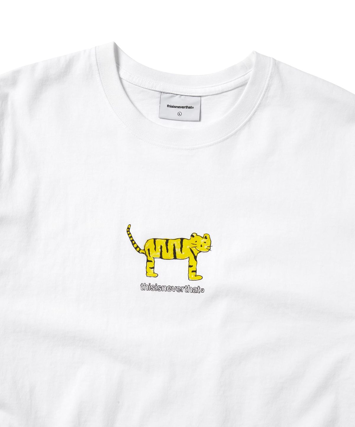 디스이즈네버댓(THISISNEVERTHAT) Yellow Cat Tee White