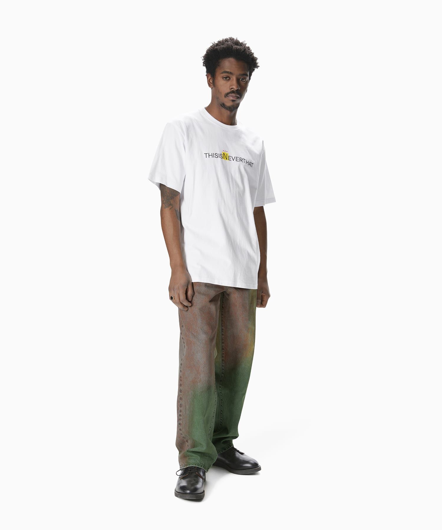 ★thisisneverthat★ 3 Dots Logo Tee White TN251TTSST13WHT MUSINSA | thisisneverthat® 3 Dots Logo Tee White