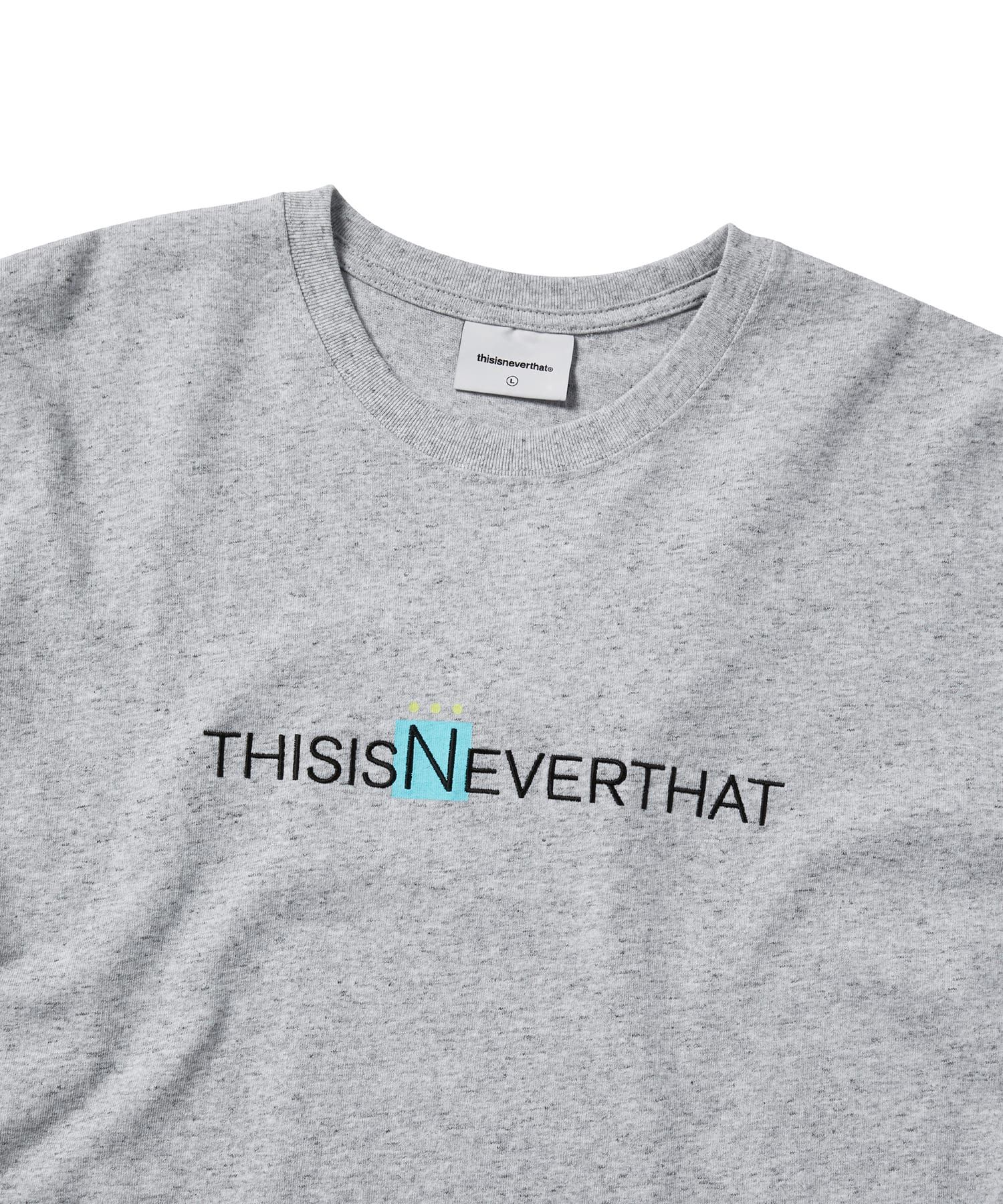 ★thisisneverthat★ 3 Dots Logo Tee Heather Grey TN251TTSST1 MUSINSA | thisisneverthat® 3 Dots Logo Tee Heather Grey