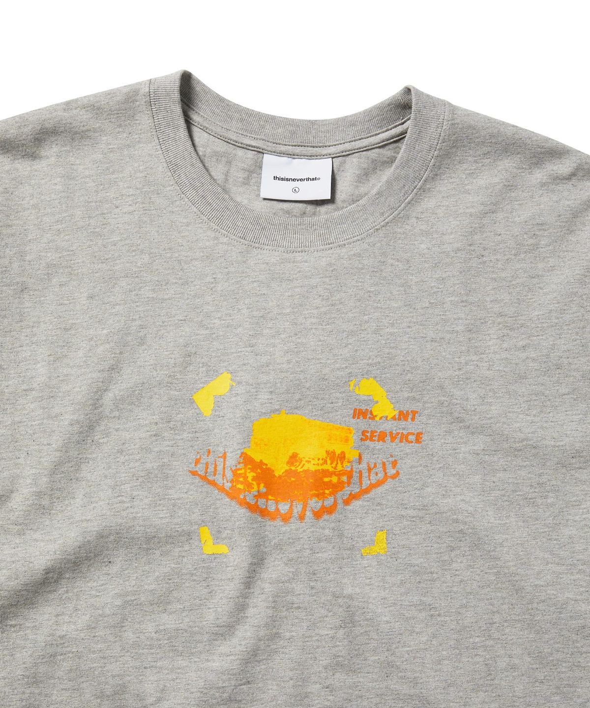 디스이즈네버댓(THISISNEVERTHAT) Snowplow Tee Dark Heather Grey