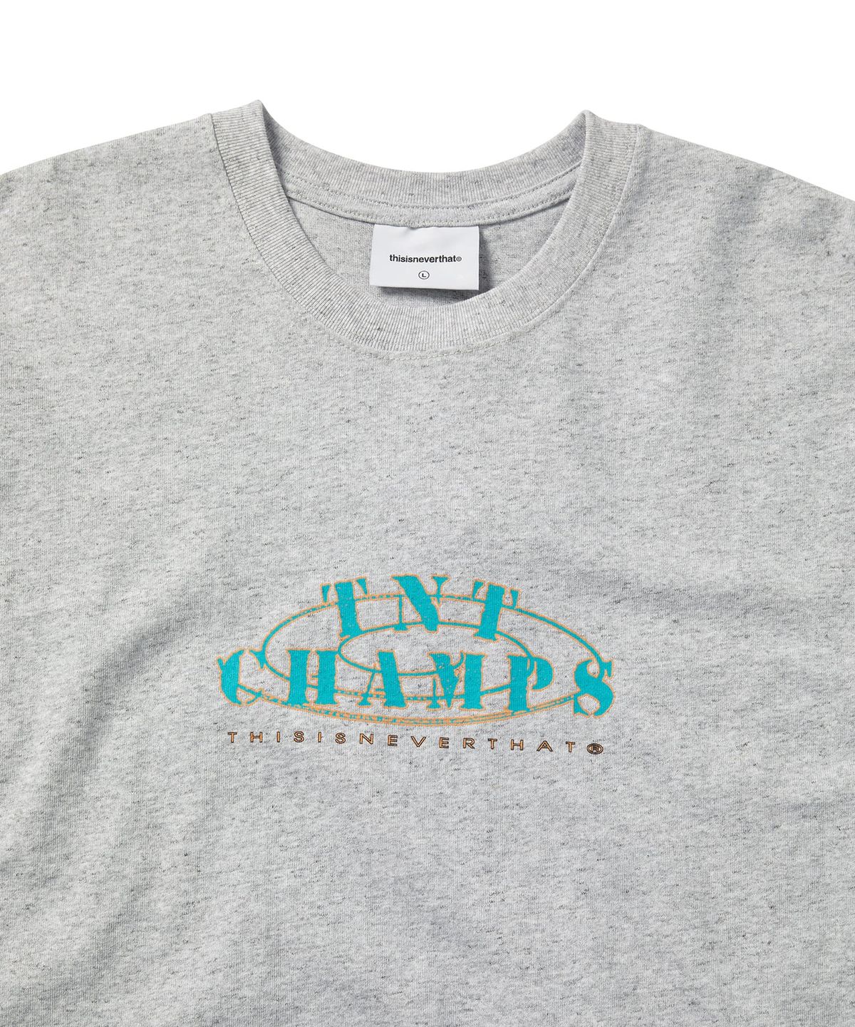 디스이즈네버댓(THISISNEVERTHAT) TNT CHAMPS Tee Heather Grey