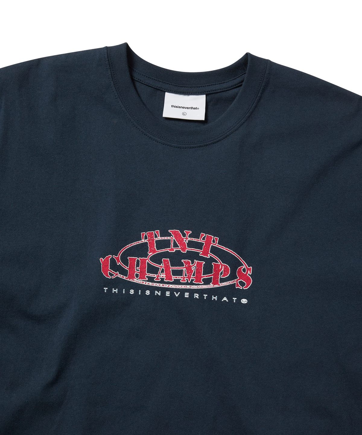 디스이즈네버댓(THISISNEVERTHAT) TNT CHAMPS Tee Navy